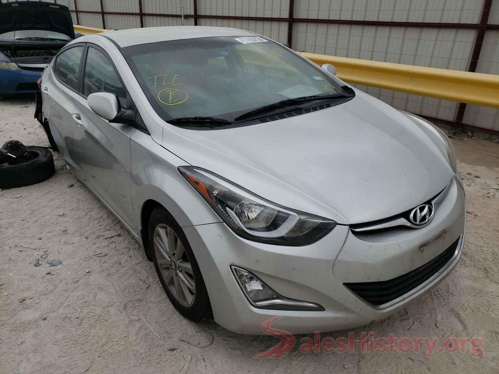 5NPDH4AE8GH725130 2016 HYUNDAI ELANTRA