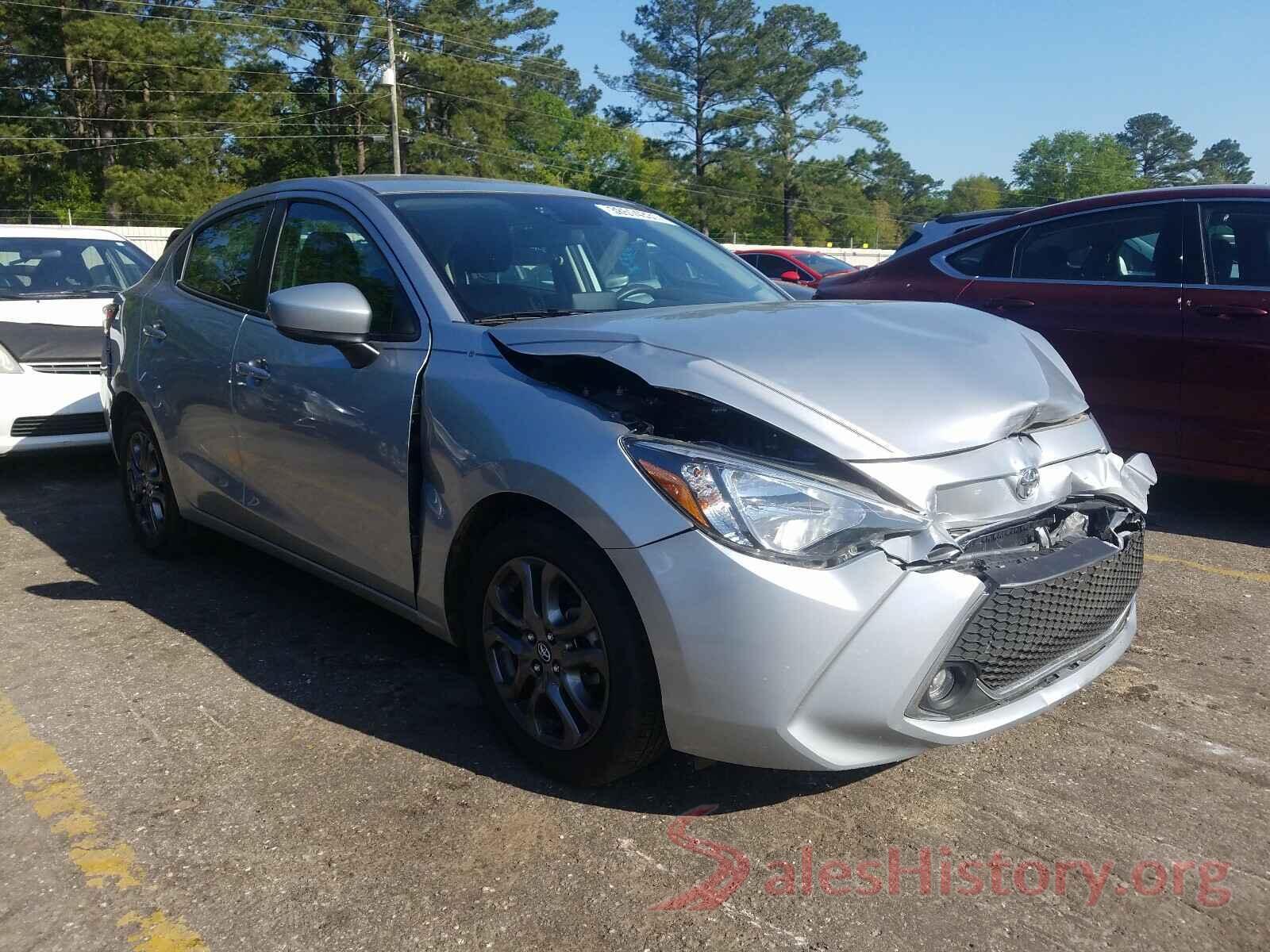 3MYDLBYV0KY510802 2019 TOYOTA YARIS