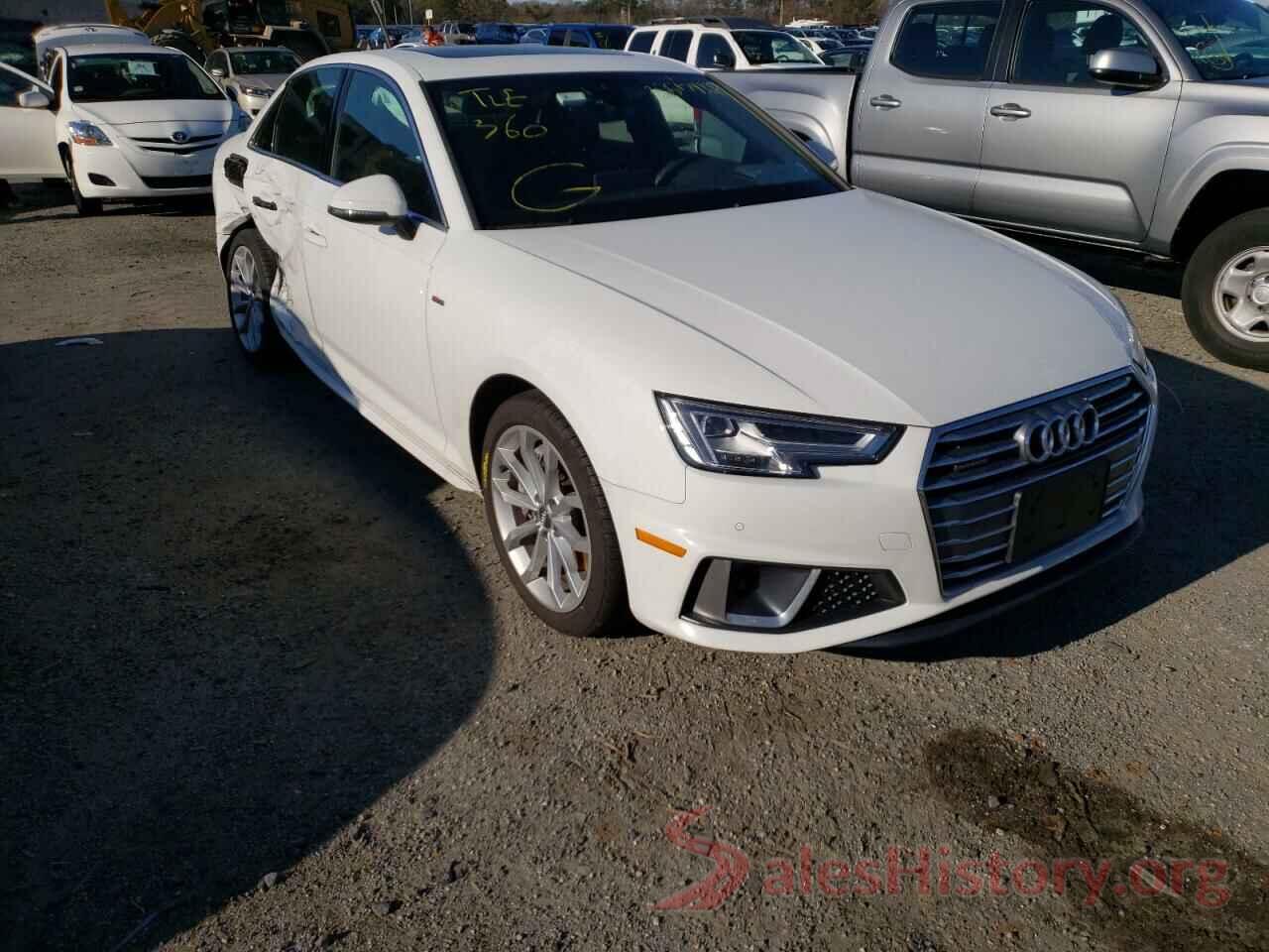 WAUENAF41KN019313 2019 AUDI A4