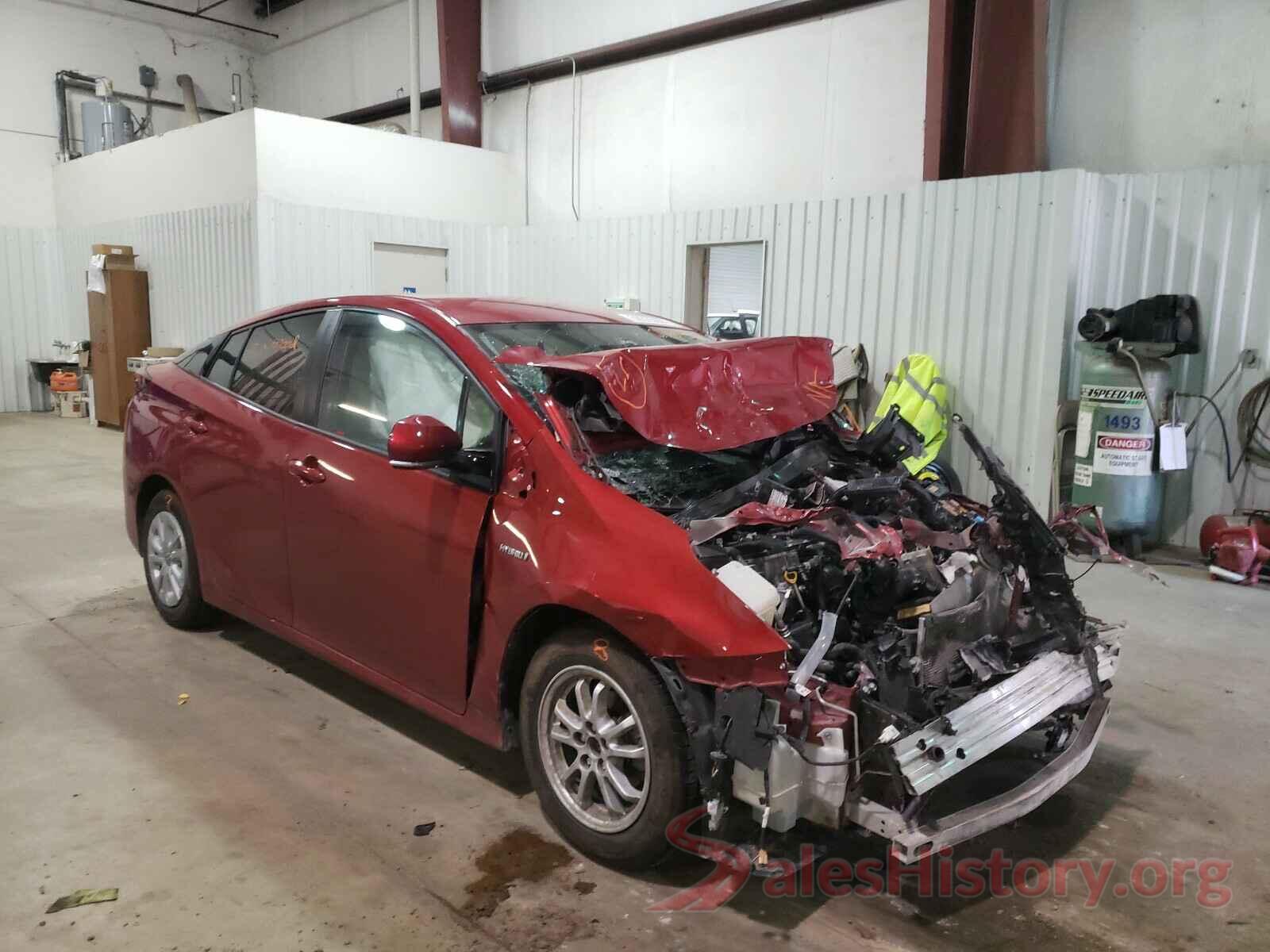 JTDKARFU3K3076821 2019 TOYOTA PRIUS