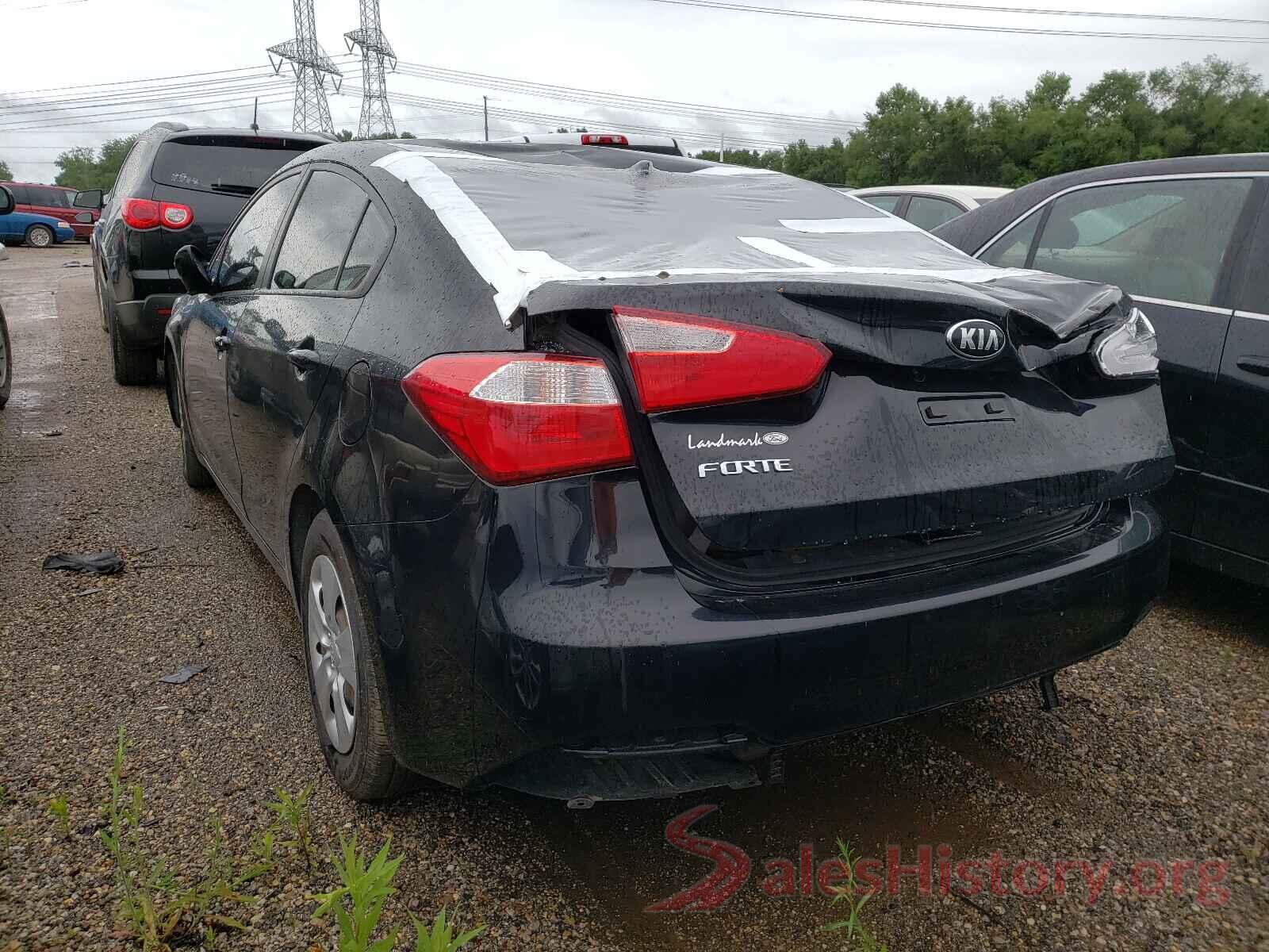 KNAFK4A68G5487411 2016 KIA FORTE