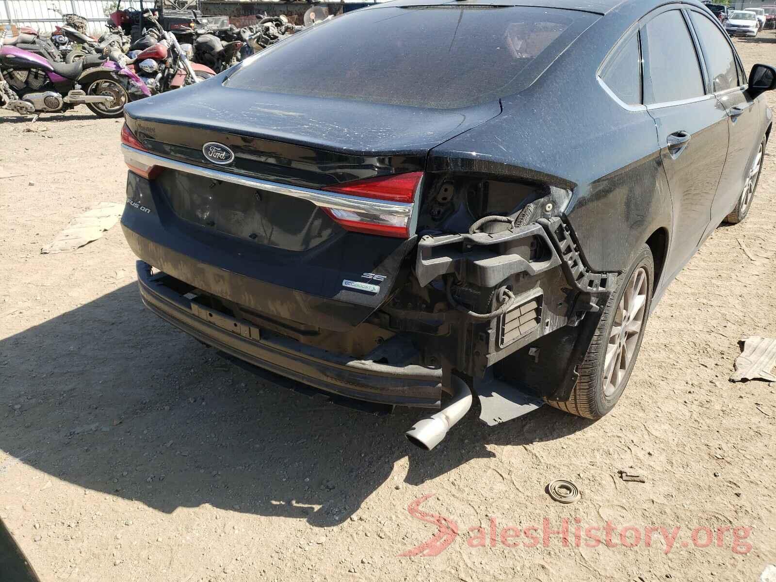 3FA6P0HDXHR350444 2017 FORD FUSION