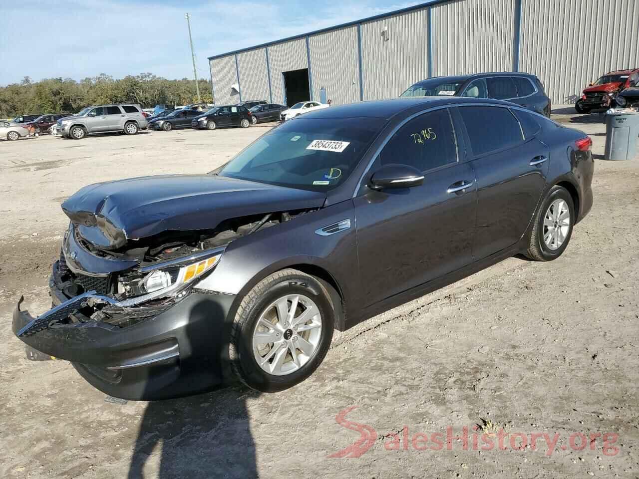 KNAGT4L33J5212301 2018 KIA OPTIMA