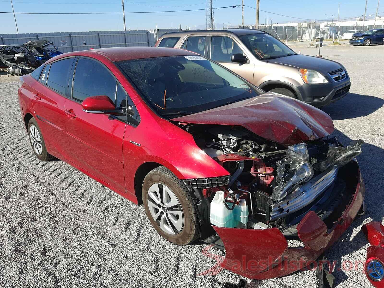 JTDKBRFU9J3590877 2018 TOYOTA PRIUS