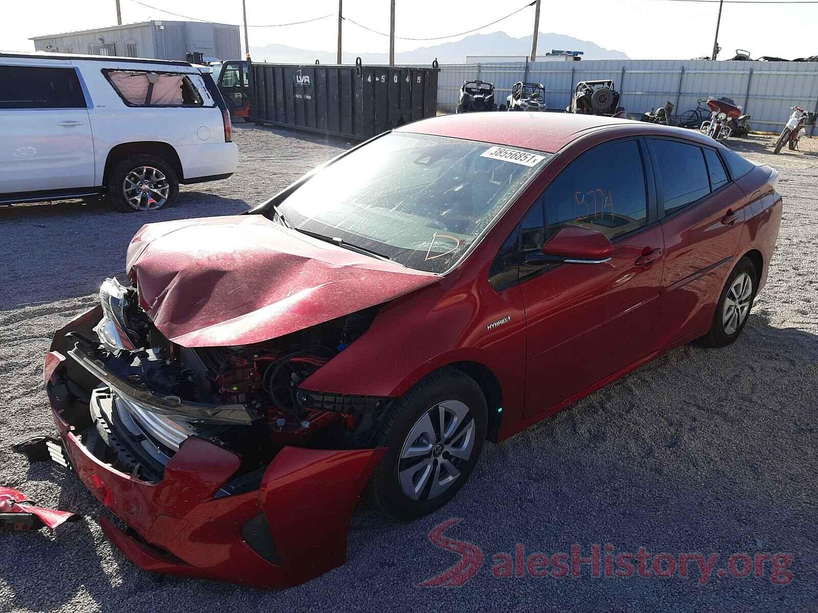 JTDKBRFU9J3590877 2018 TOYOTA PRIUS