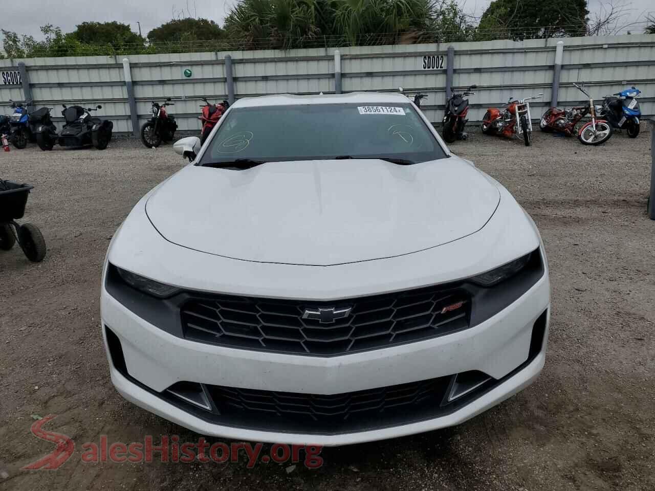 2019 CHEVROLET CAMARO VIN 1G1FB1RX7K0116723, rear view