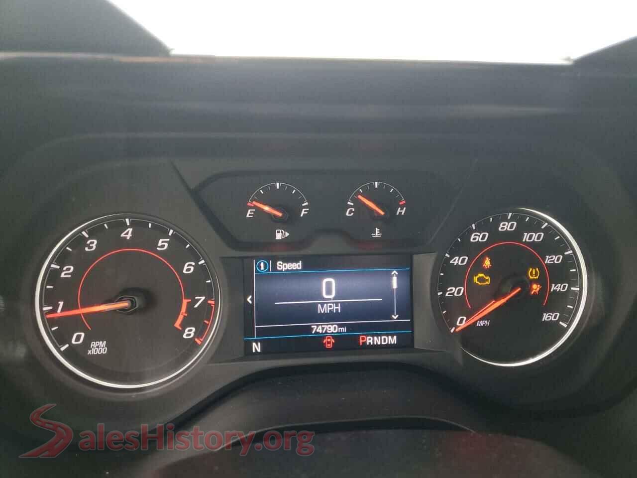 2019 CHEVROLET CAMARO VIN 1G1FB1RX7K0116723, interior center console