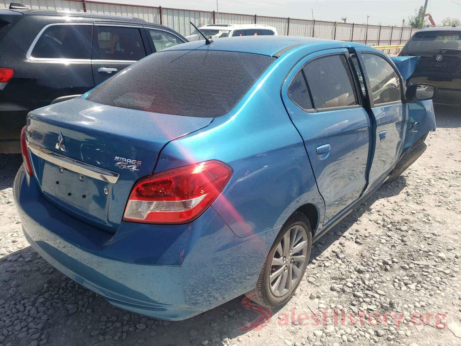 ML32F3FJ2KHF03709 2019 MITSUBISHI MIRAGE