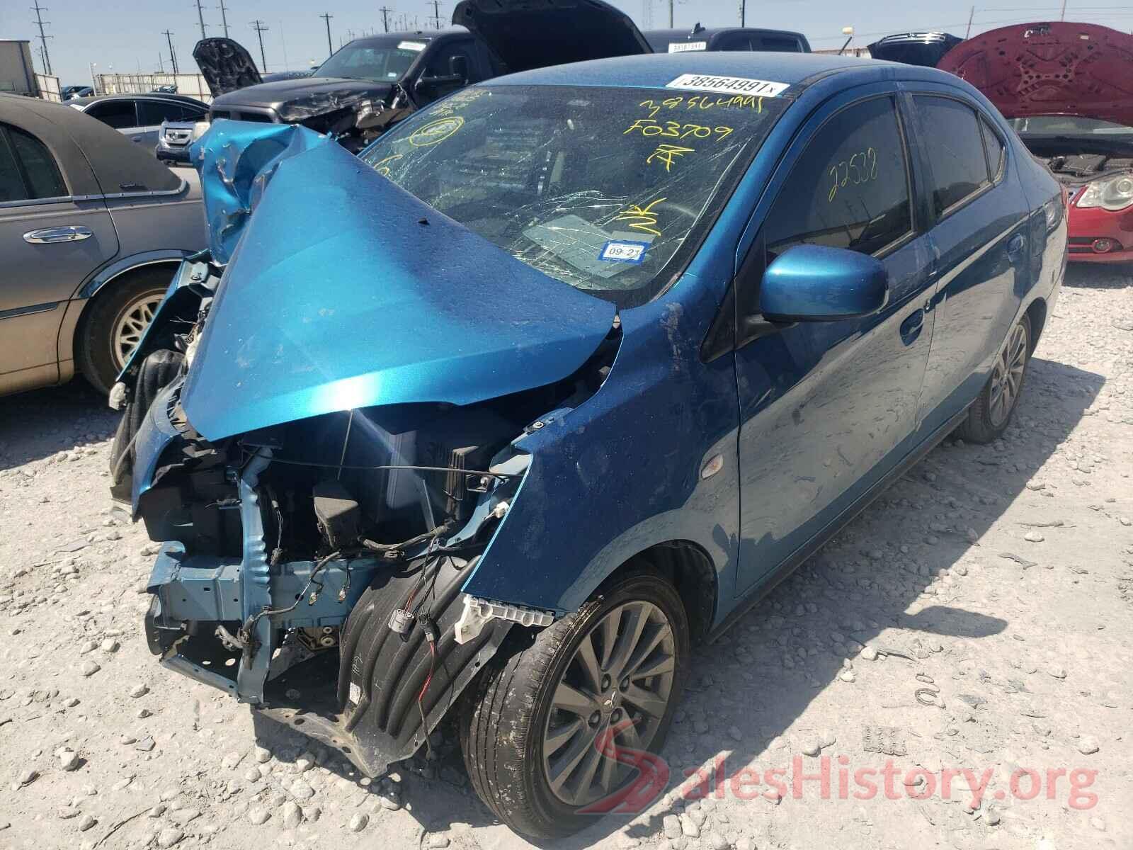 ML32F3FJ2KHF03709 2019 MITSUBISHI MIRAGE