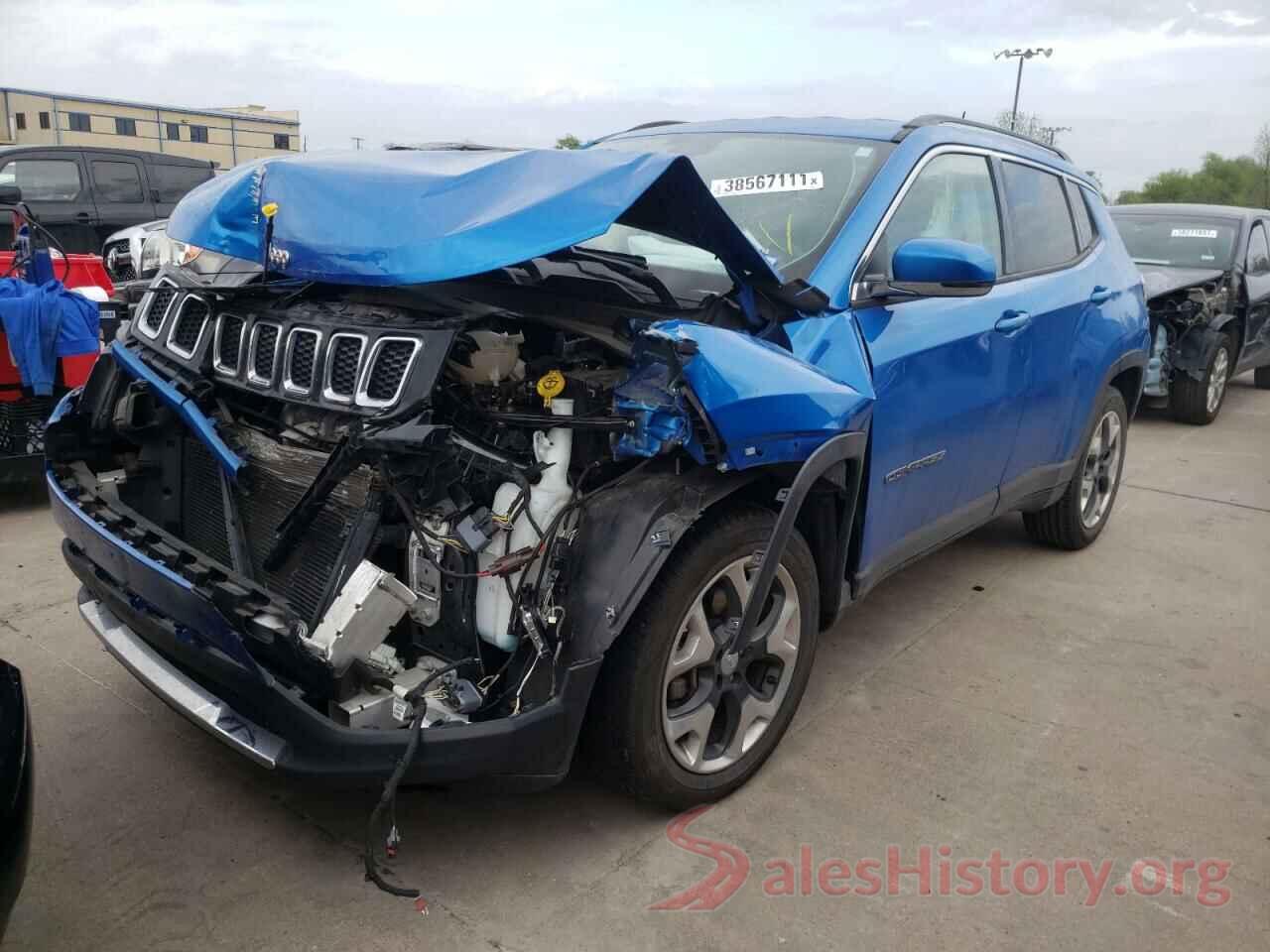 3C4NJCCB2JT358593 2018 JEEP COMPASS