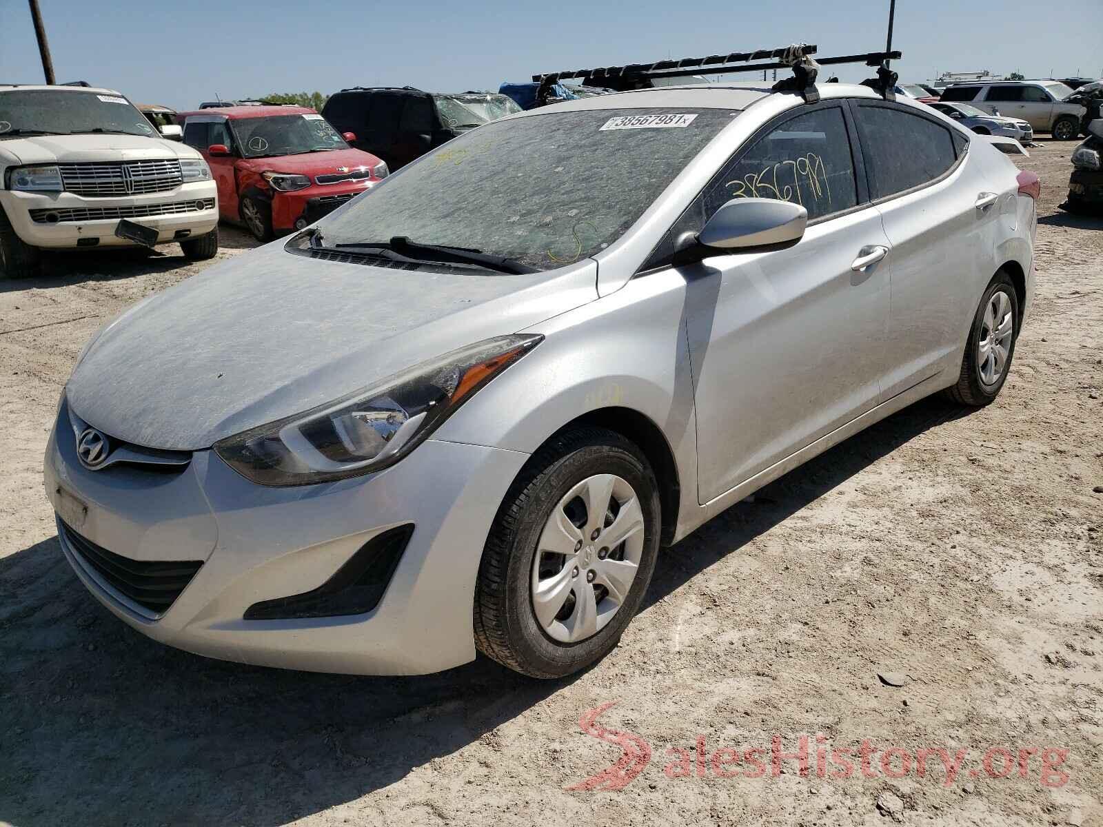 5NPDH4AE0GH698635 2016 HYUNDAI ELANTRA