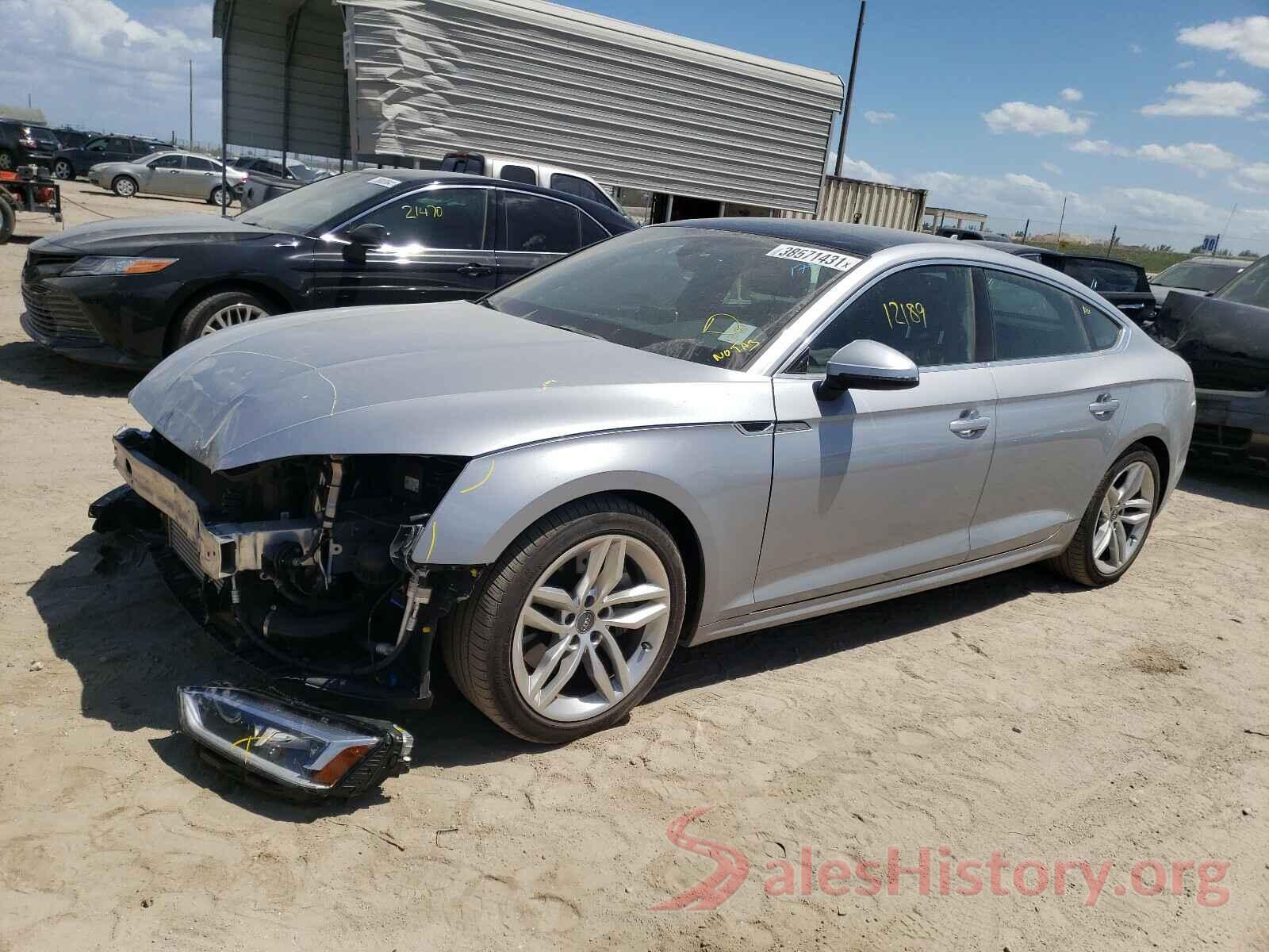 WAUBNCF56KA022352 2019 AUDI A5