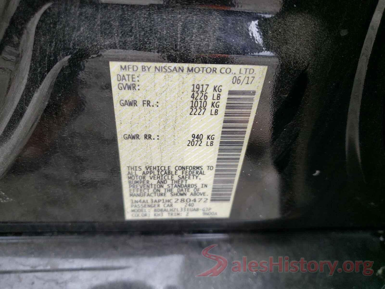 1N4AL3AP1HC280472 2017 NISSAN ALTIMA