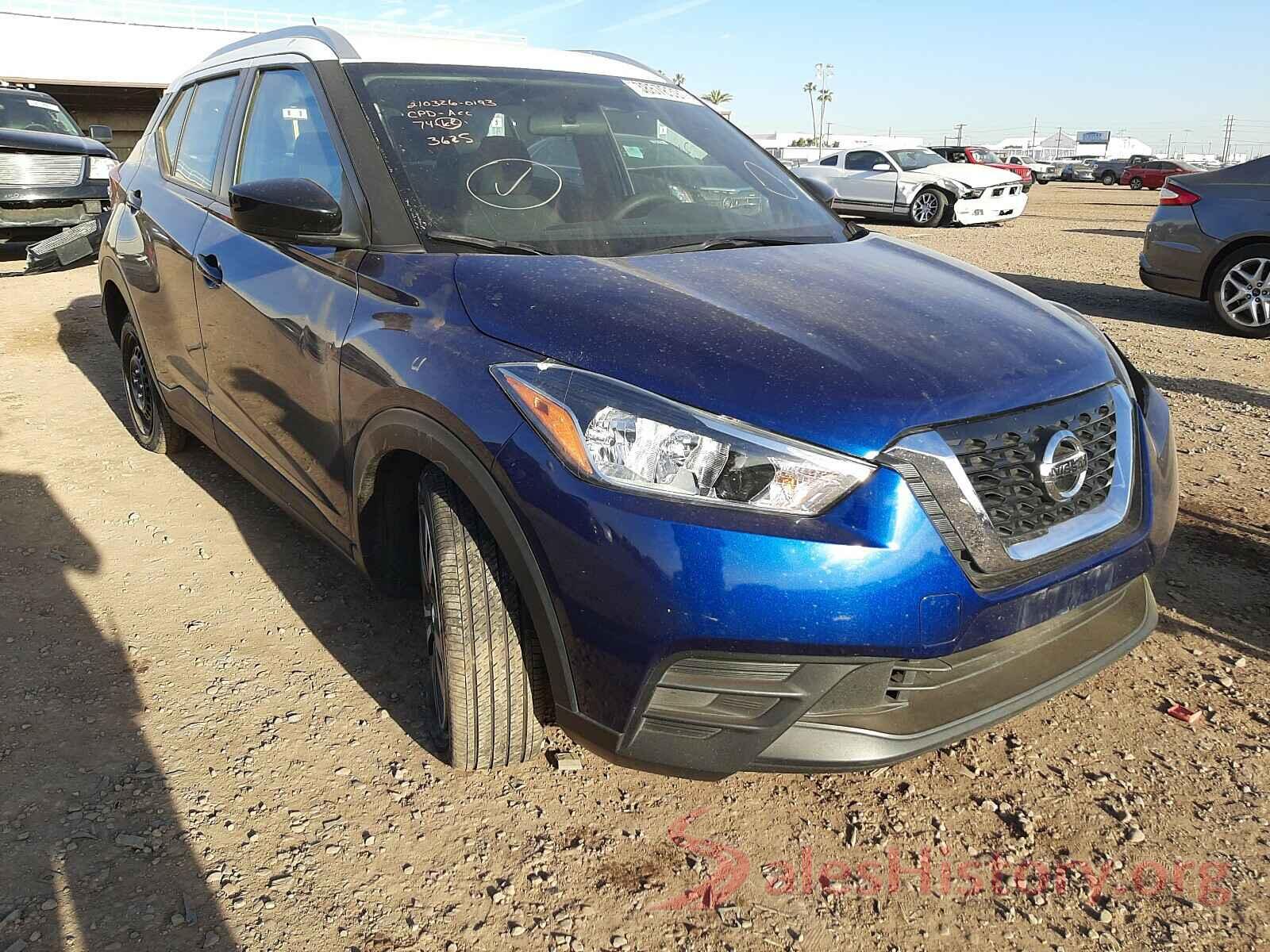 3N1CP5CUXKL513625 2019 NISSAN KICKS