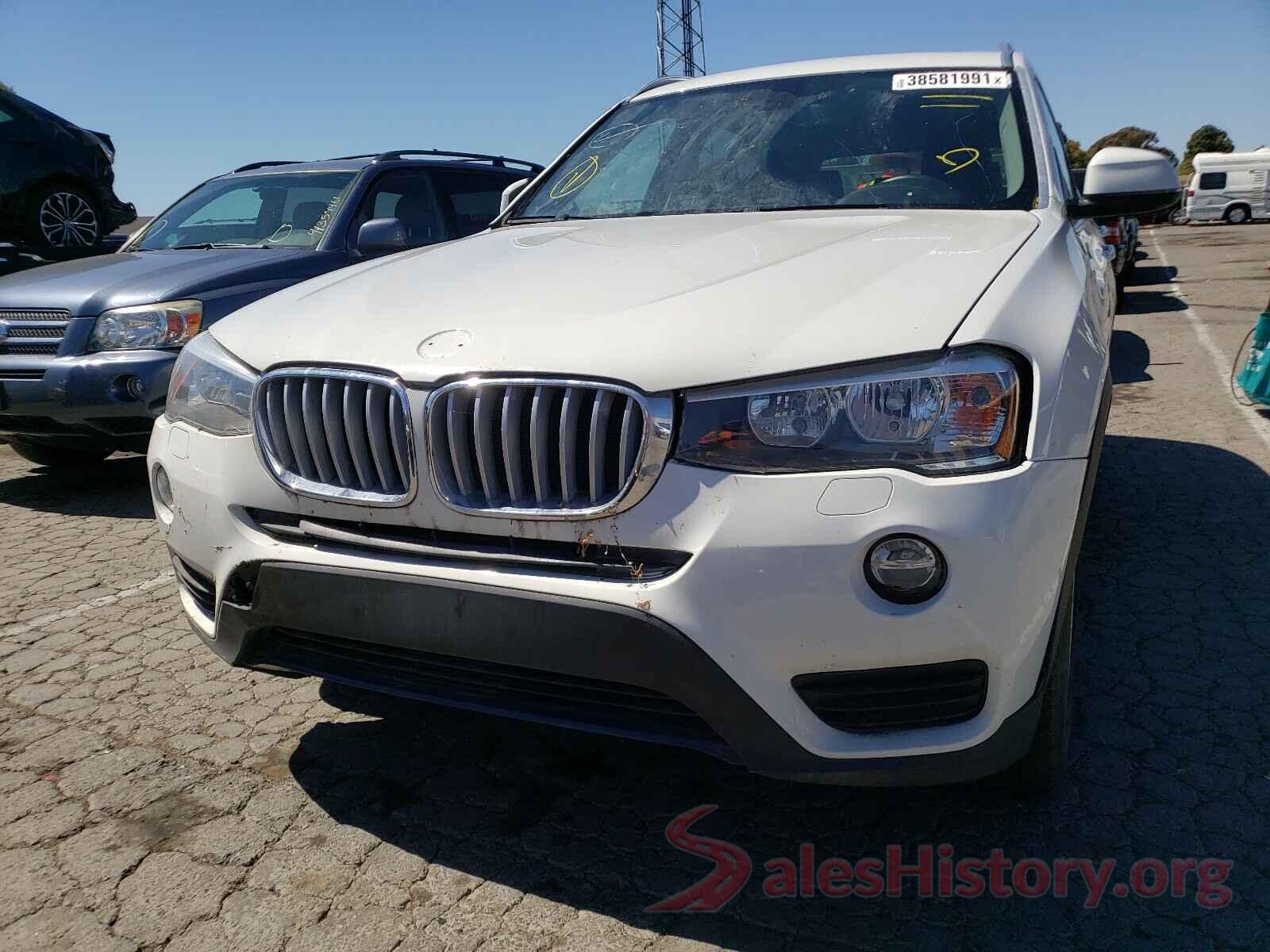 5UXWZ7C32H0V93160 2017 BMW X3