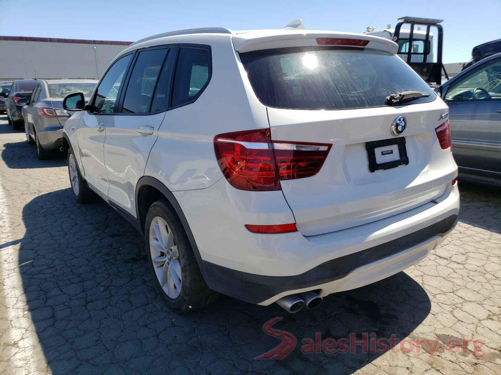 5UXWZ7C32H0V93160 2017 BMW X3