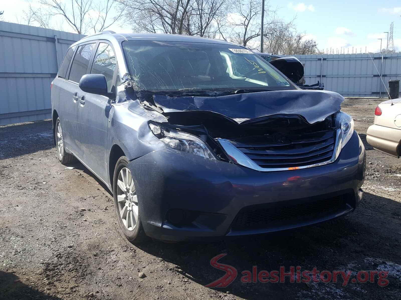 5TDJZ3DC4HS152176 2017 TOYOTA SIENNA