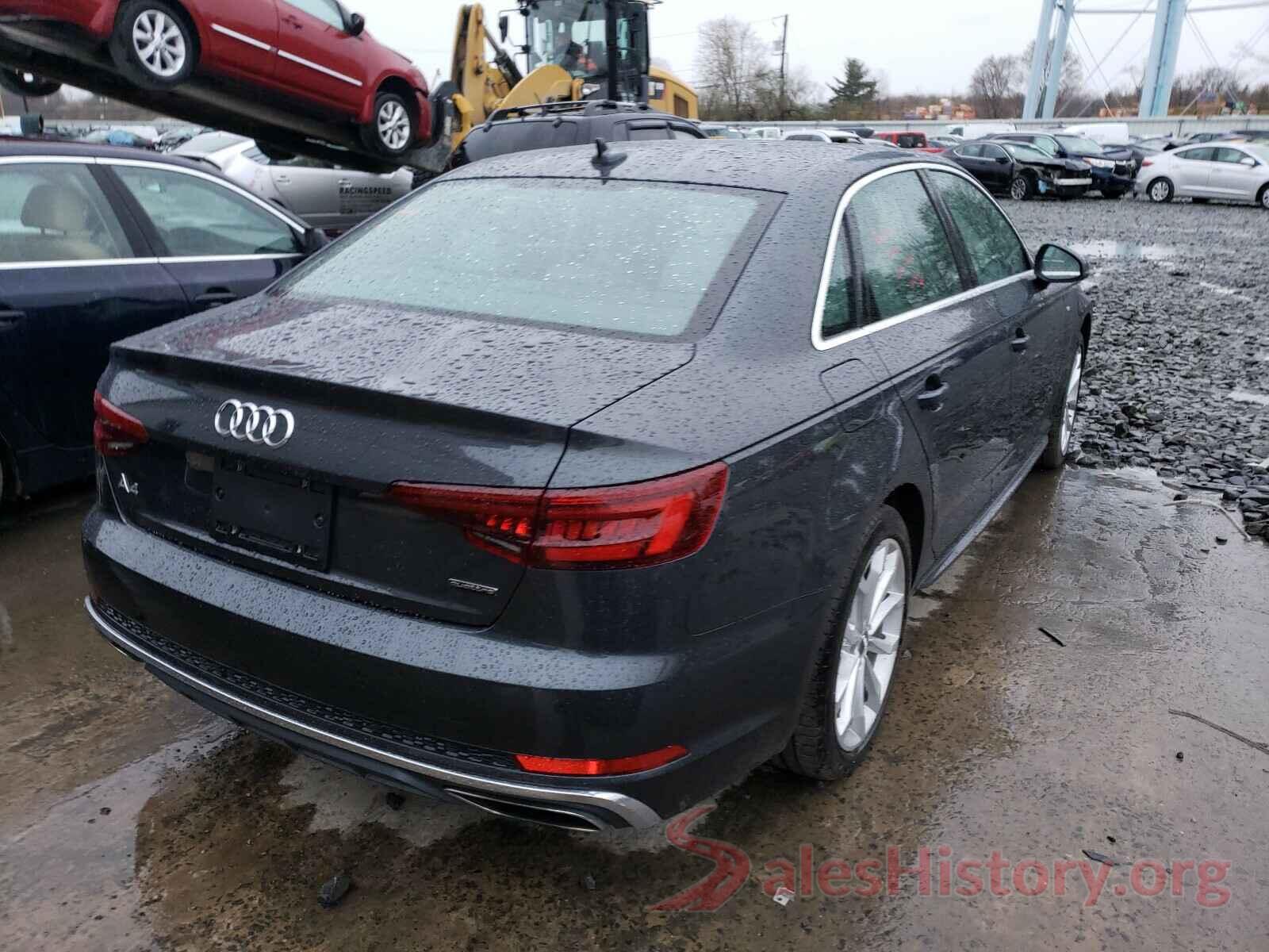 WAUDNAF41KN008436 2019 AUDI A4