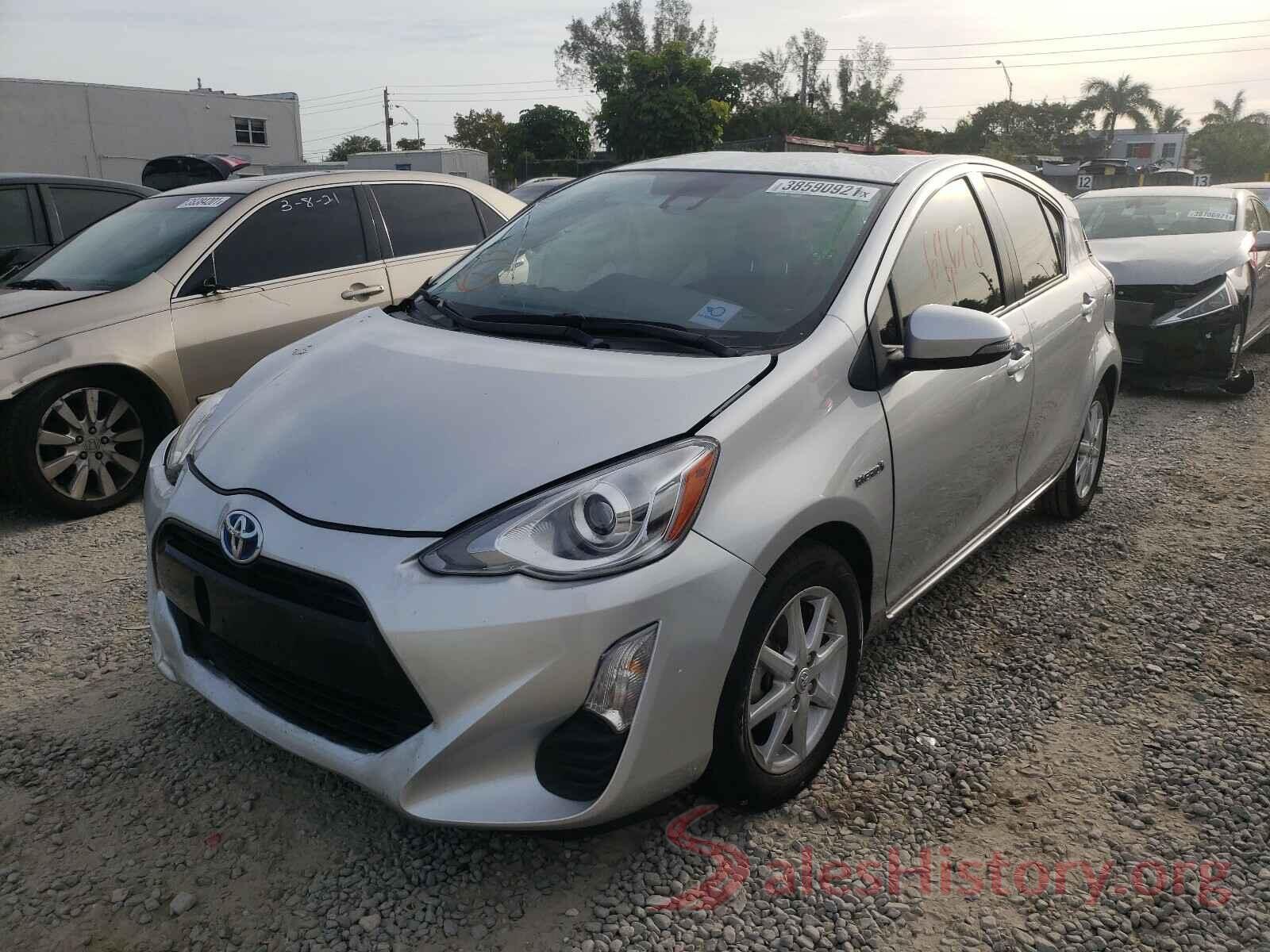 JTDKDTB30G1131360 2016 TOYOTA PRIUS