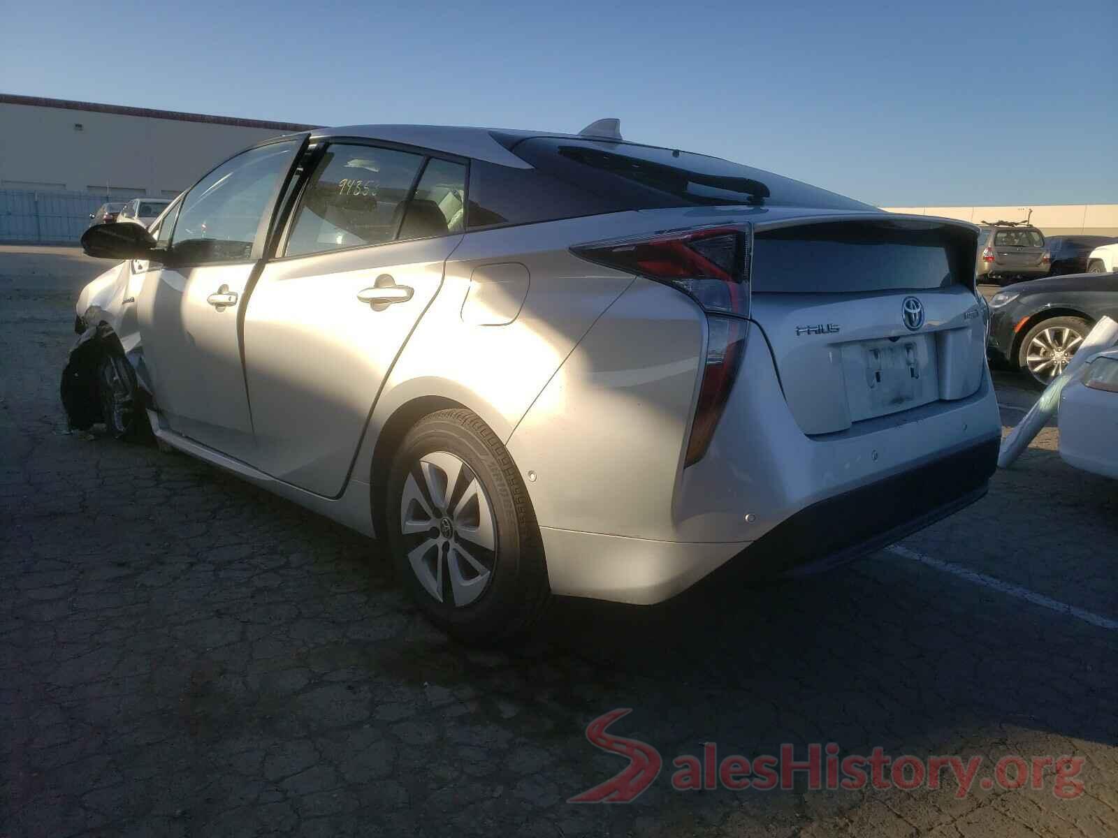 JTDKARFU3H3033086 2017 TOYOTA PRIUS