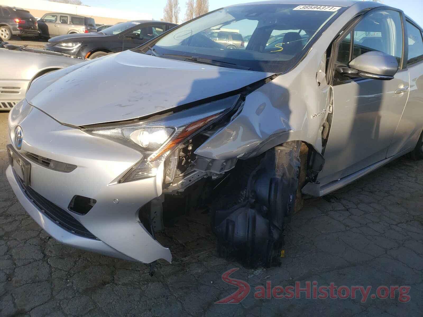 JTDKARFU3H3033086 2017 TOYOTA PRIUS