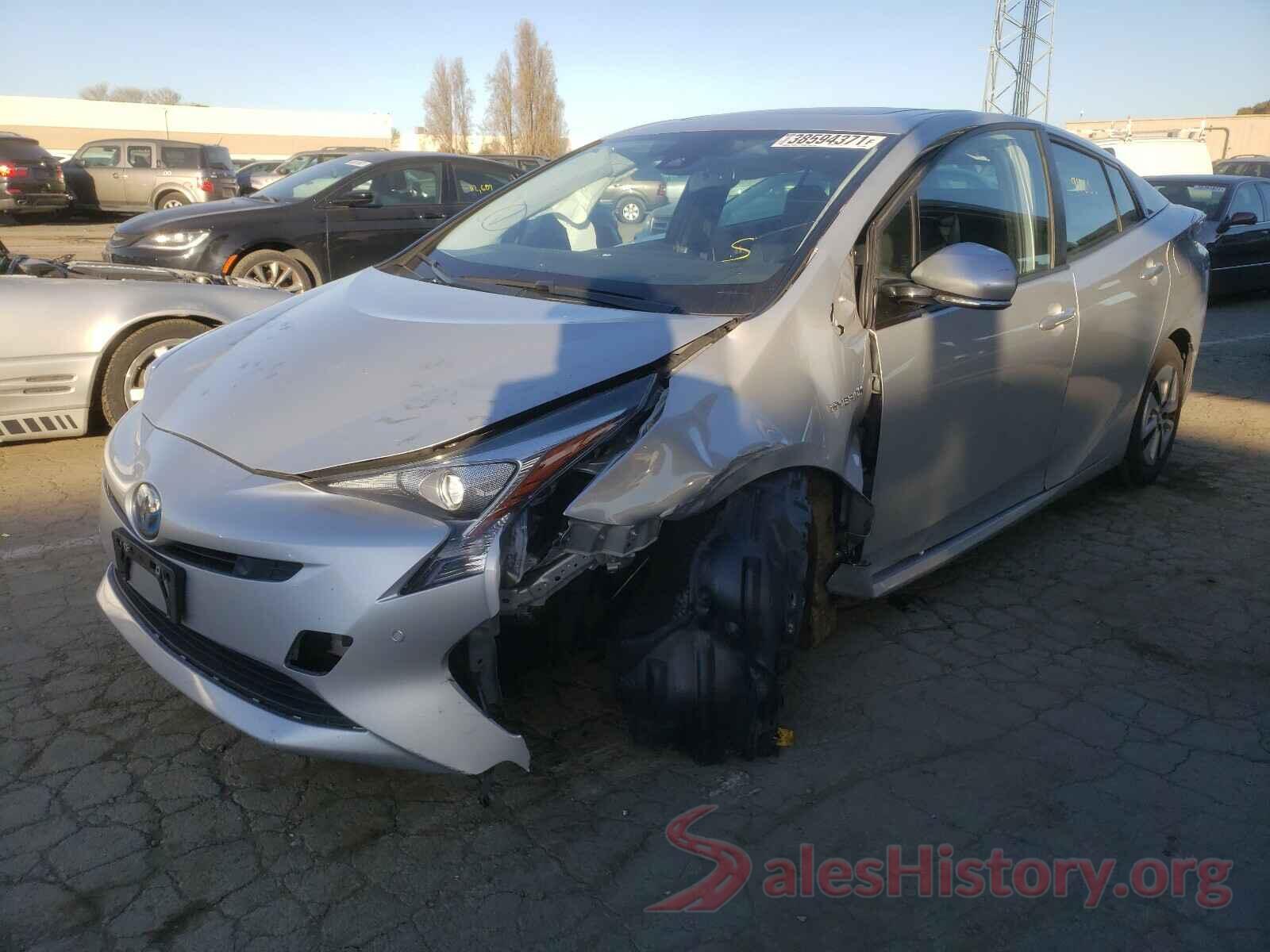 JTDKARFU3H3033086 2017 TOYOTA PRIUS