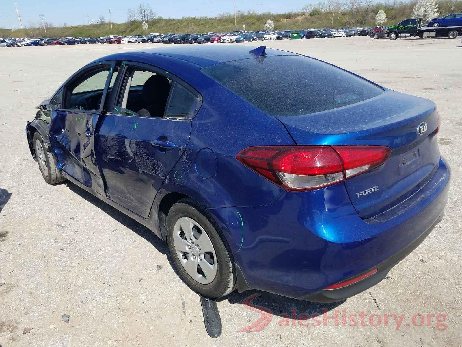 3KPFK4A70HE138843 2017 KIA FORTE