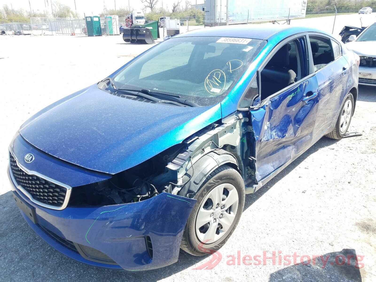 3KPFK4A70HE138843 2017 KIA FORTE