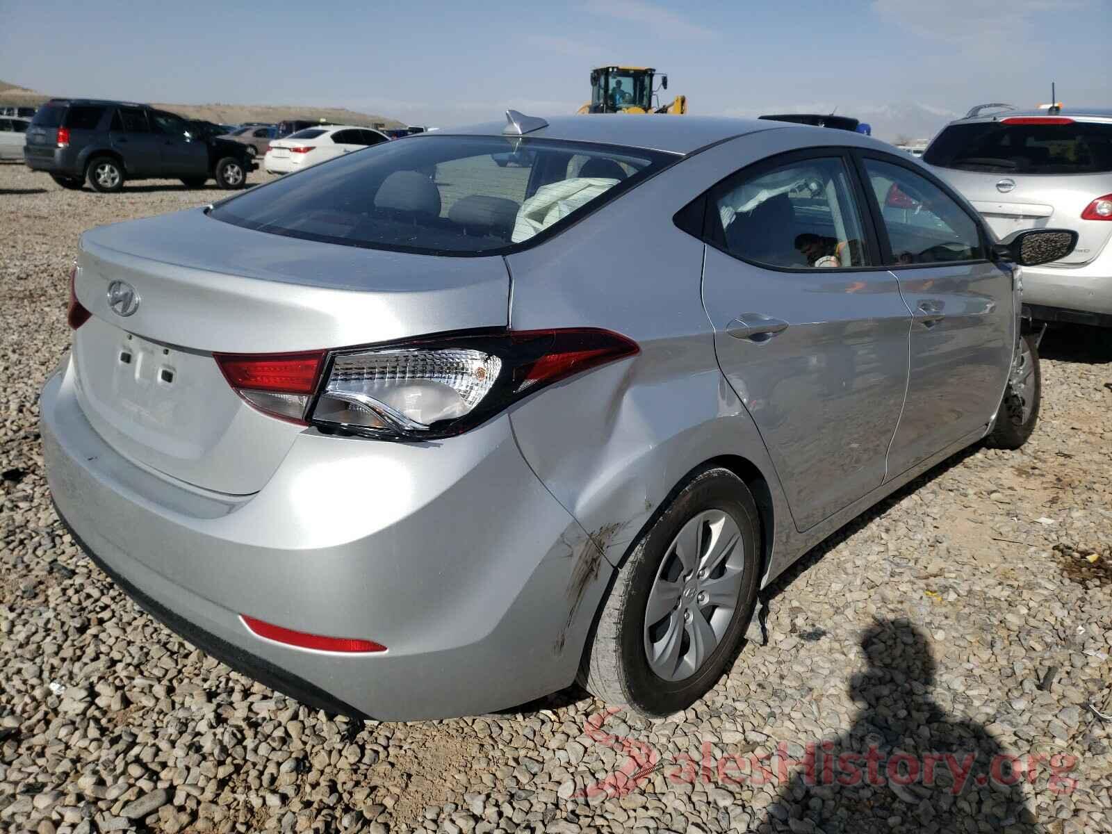 5NPDH4AEXGH789542 2016 HYUNDAI ELANTRA