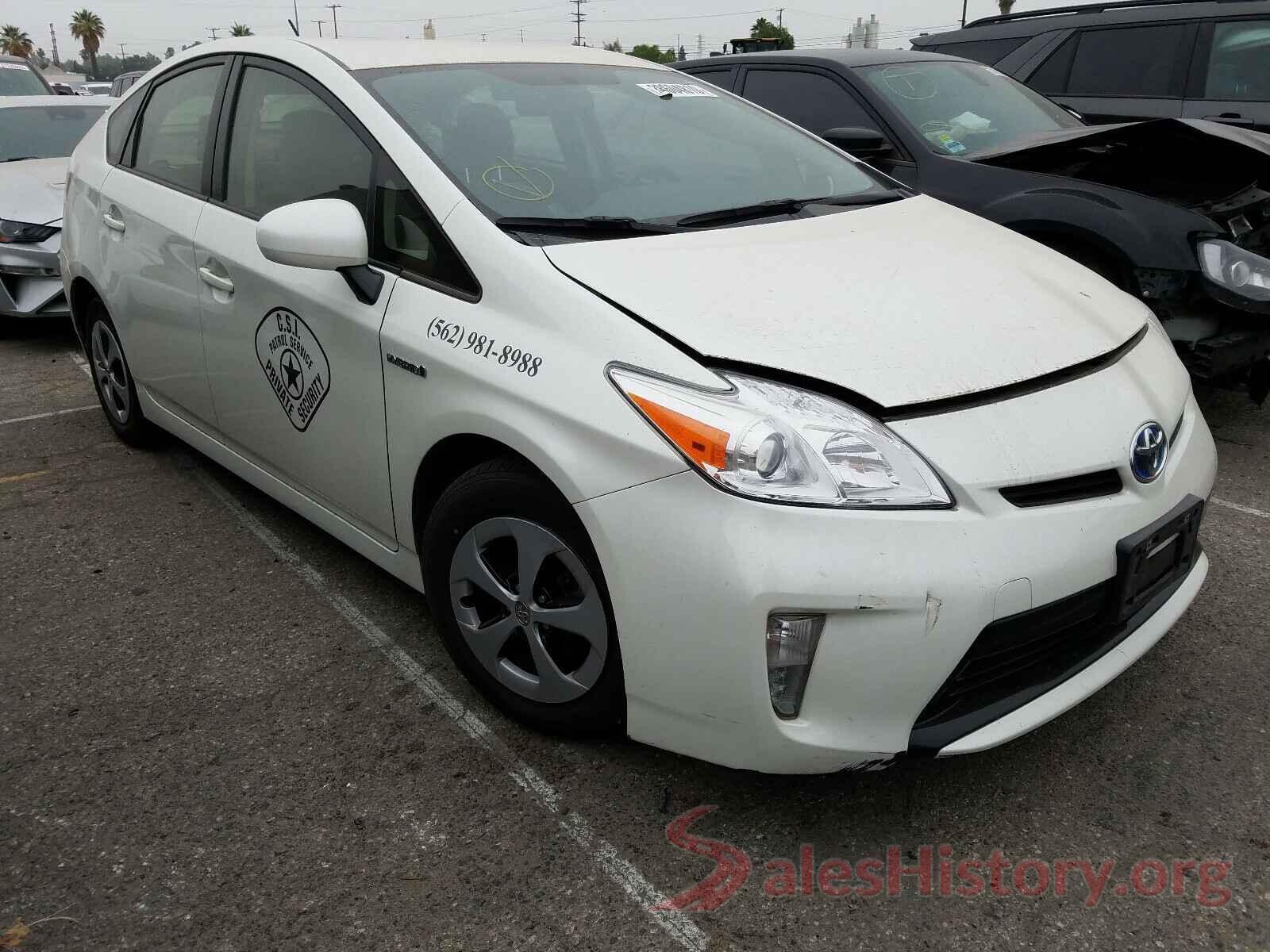 JTDKN3DU1F0418648 2015 TOYOTA PRIUS