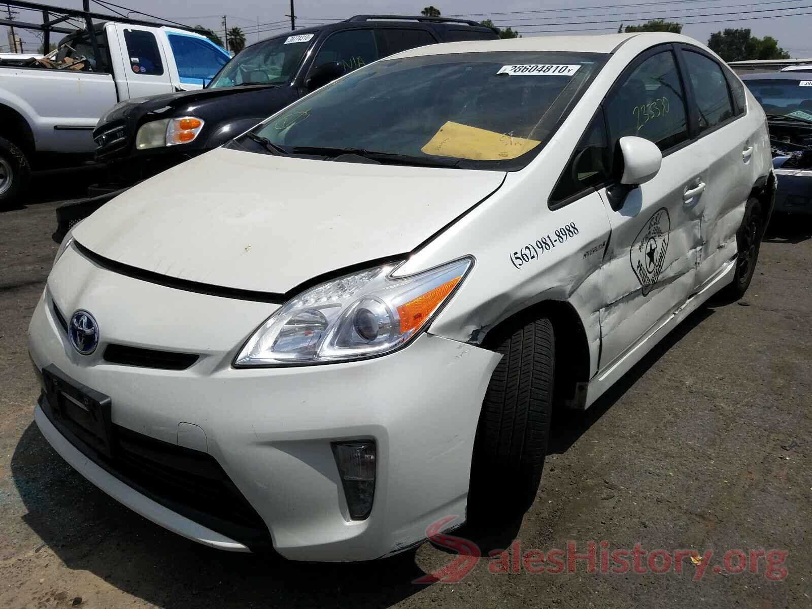 JTDKN3DU1F0418648 2015 TOYOTA PRIUS