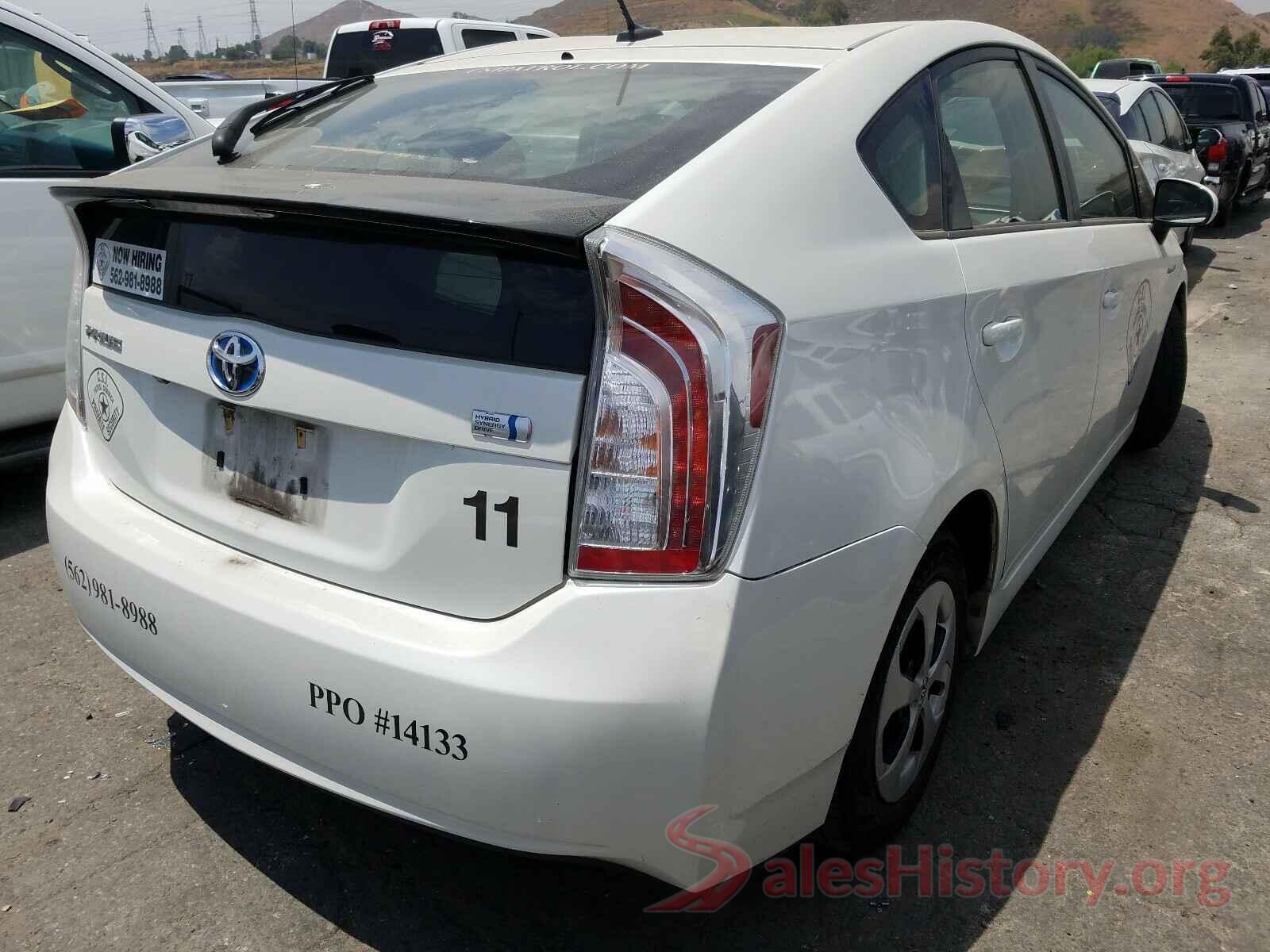 JTDKN3DU1F0418648 2015 TOYOTA PRIUS