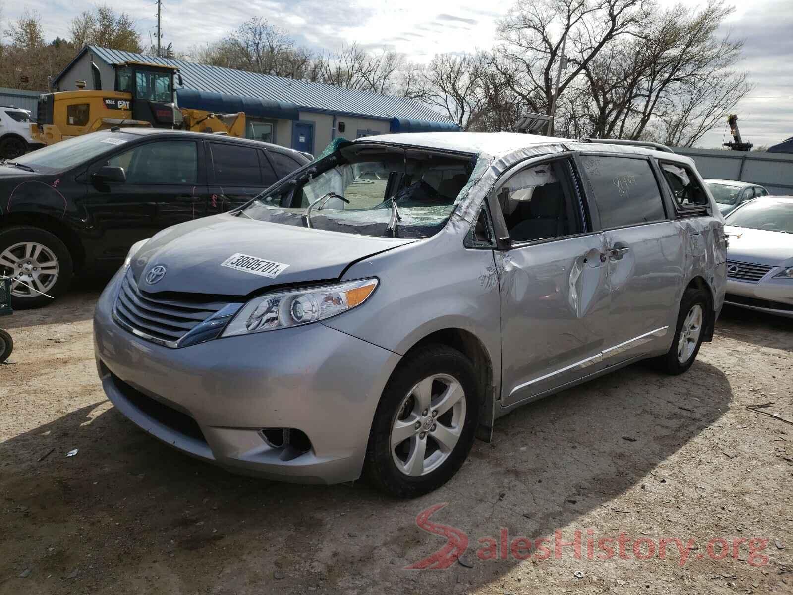 5TDKZ3DC6HS800685 2017 TOYOTA SIENNA