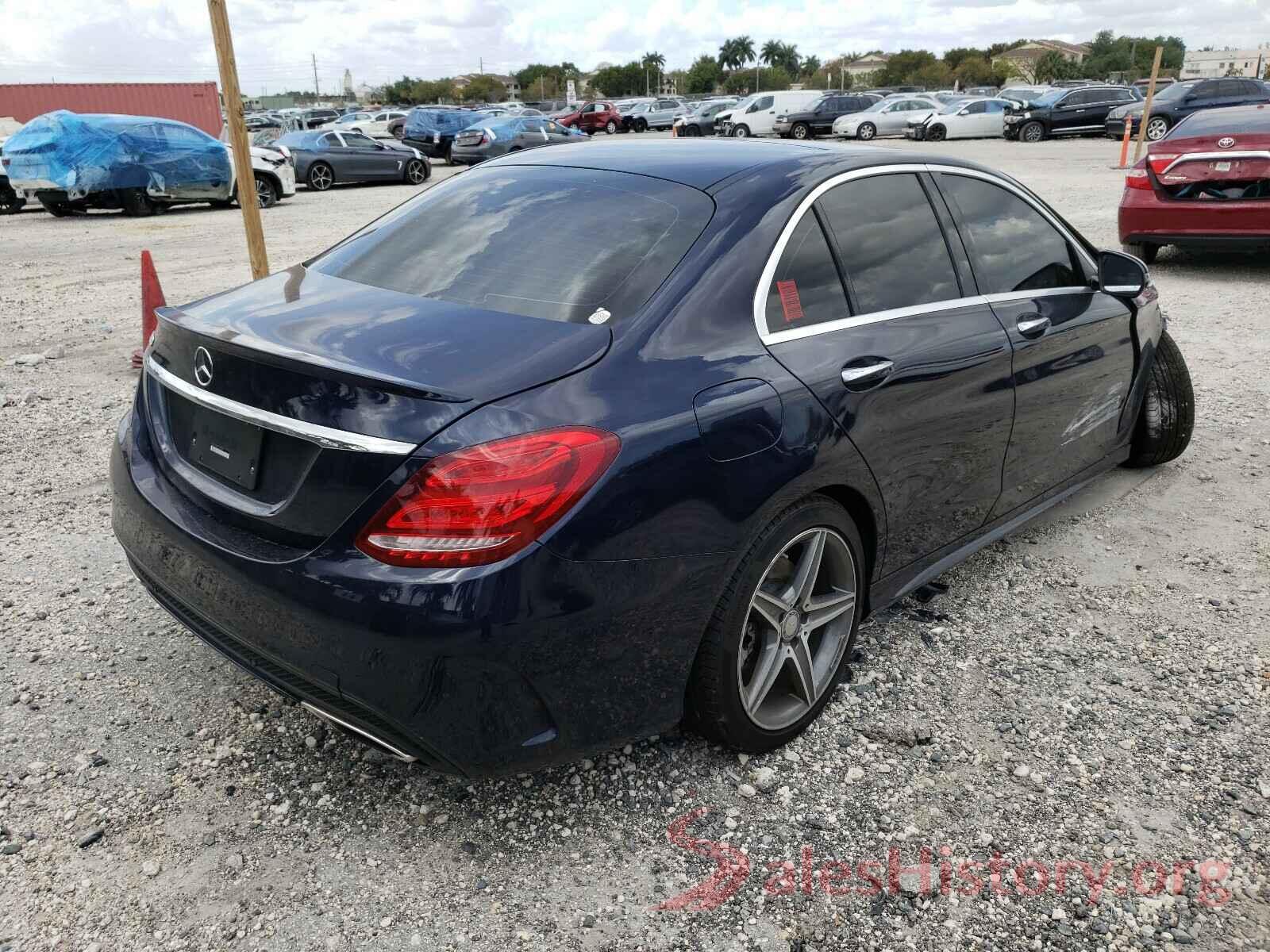 55SWF4JB5GU148879 2016 MERCEDES-BENZ C CLASS