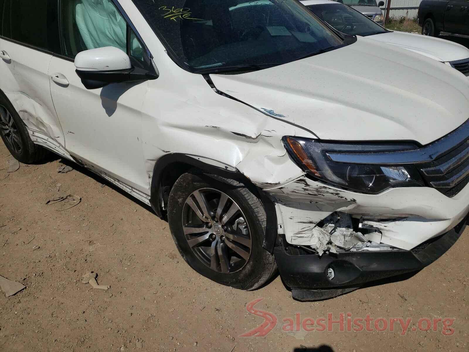 5FNYF6H56GB070599 2016 HONDA PILOT