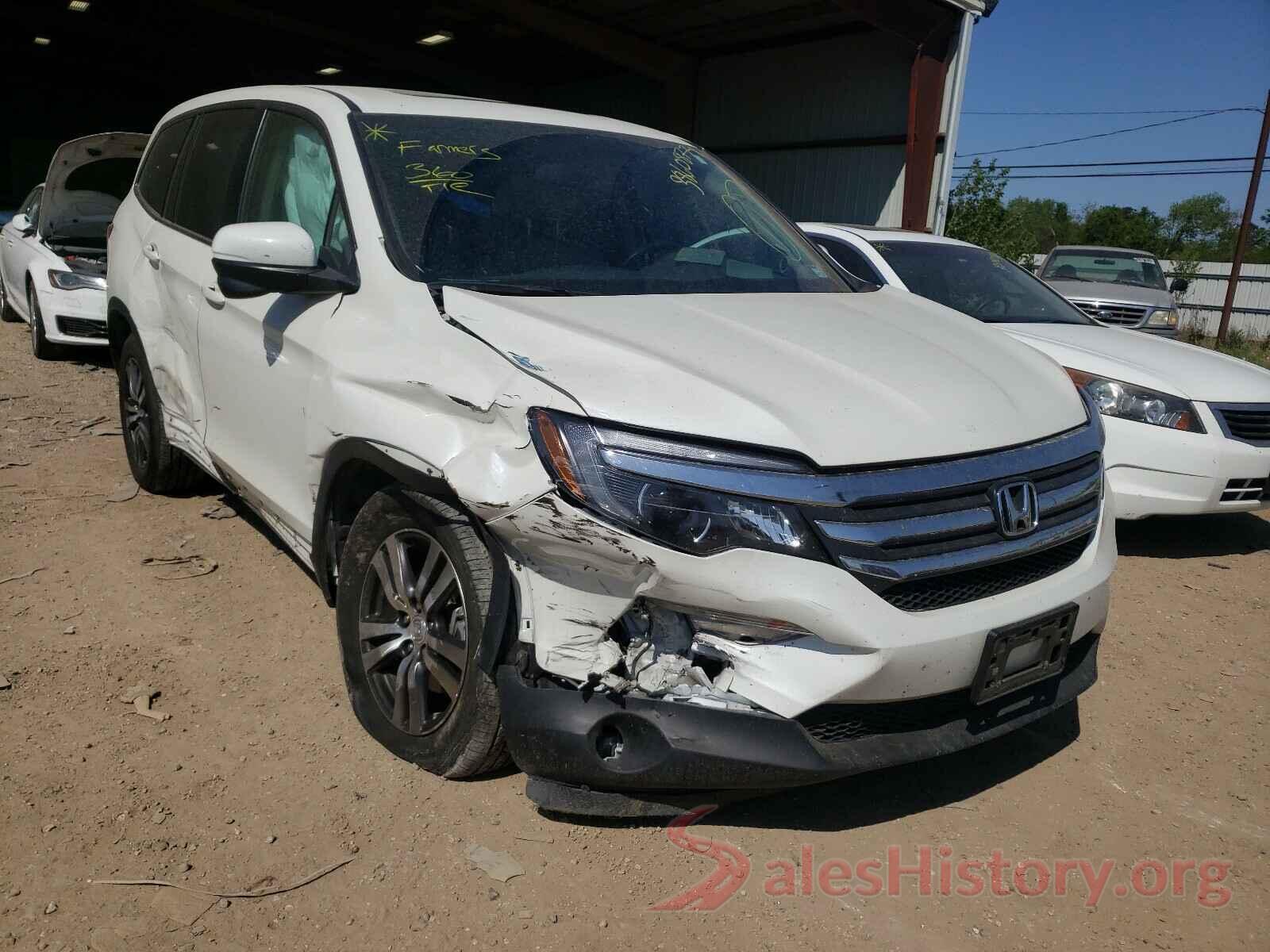 5FNYF6H56GB070599 2016 HONDA PILOT