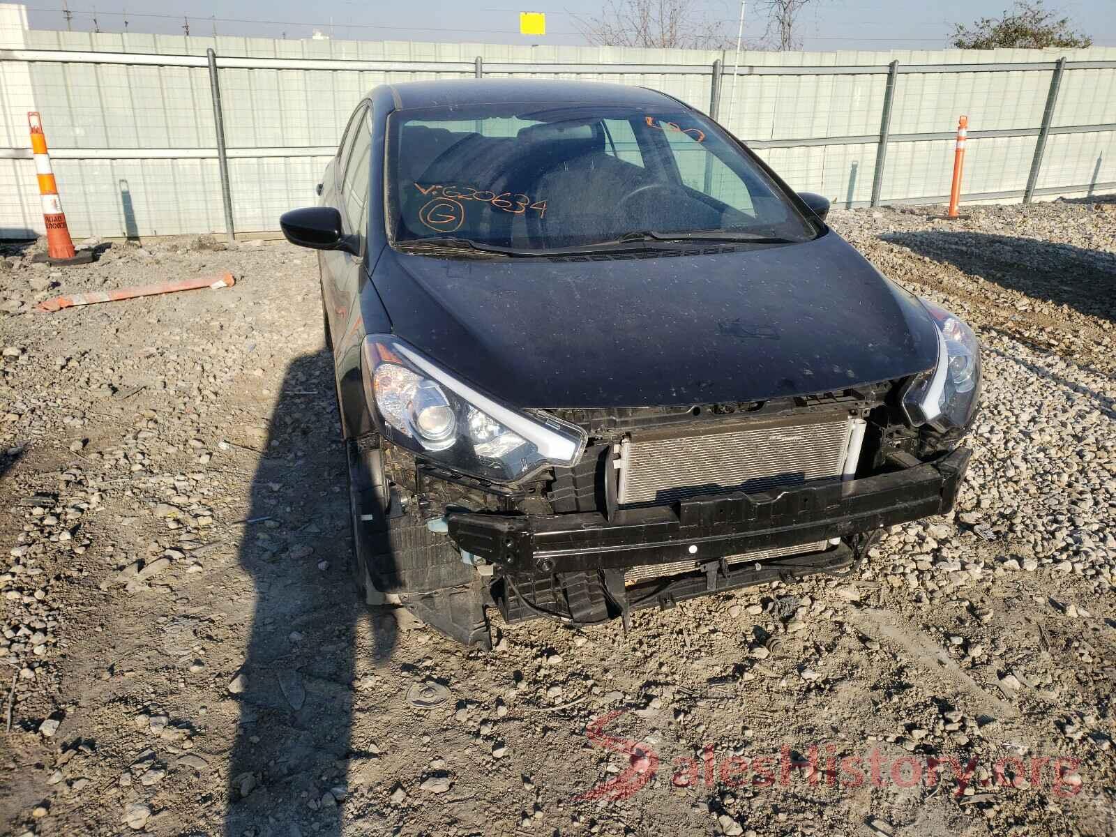 KNAFK4A64G5620634 2016 KIA FORTE