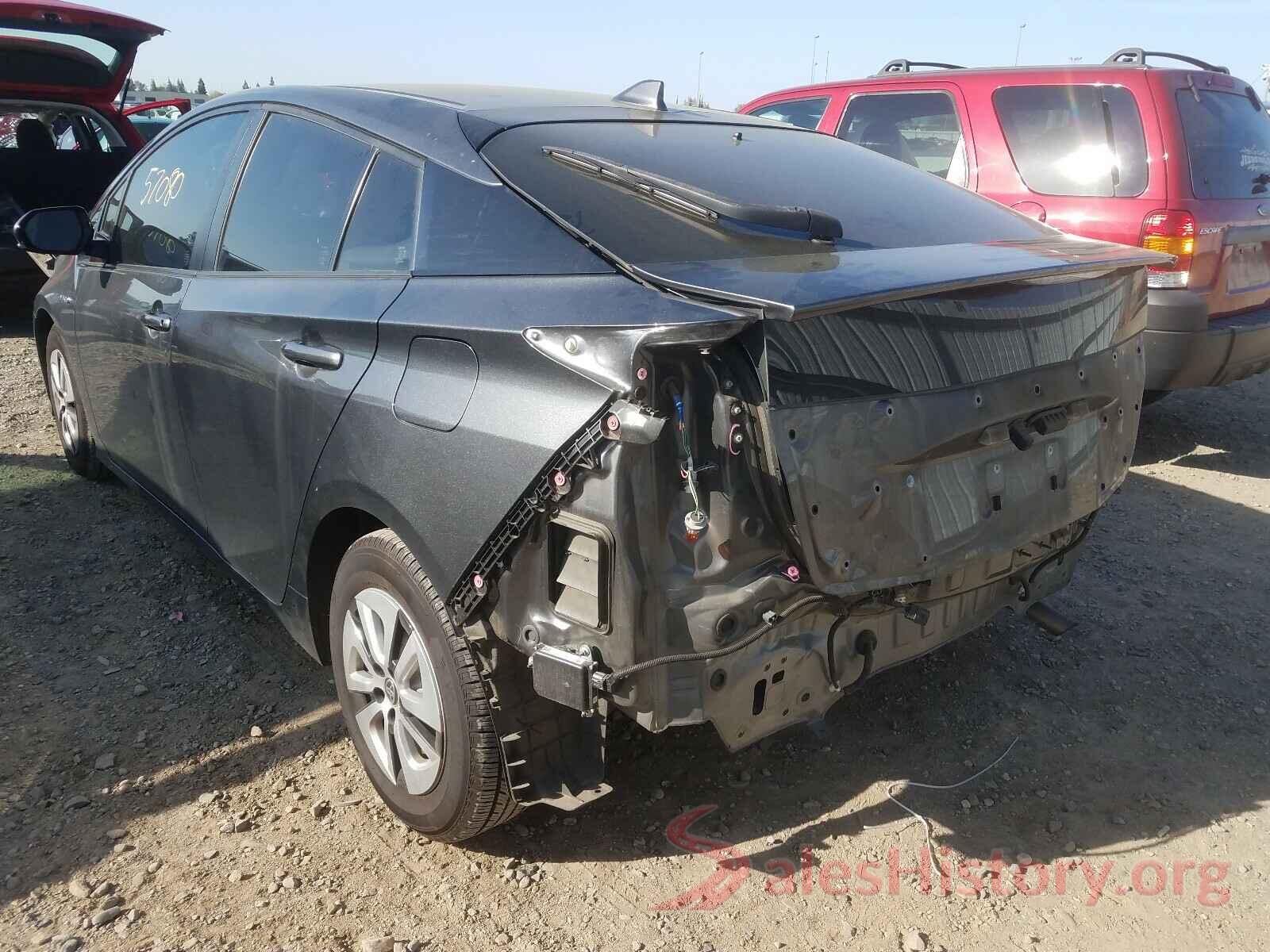 JTDKBRFU2H3043590 2017 TOYOTA PRIUS