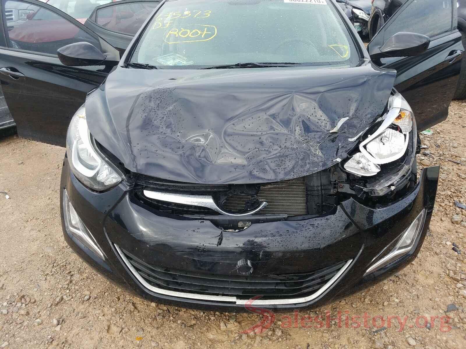 KMHDH4AE9GU635373 2016 HYUNDAI ELANTRA