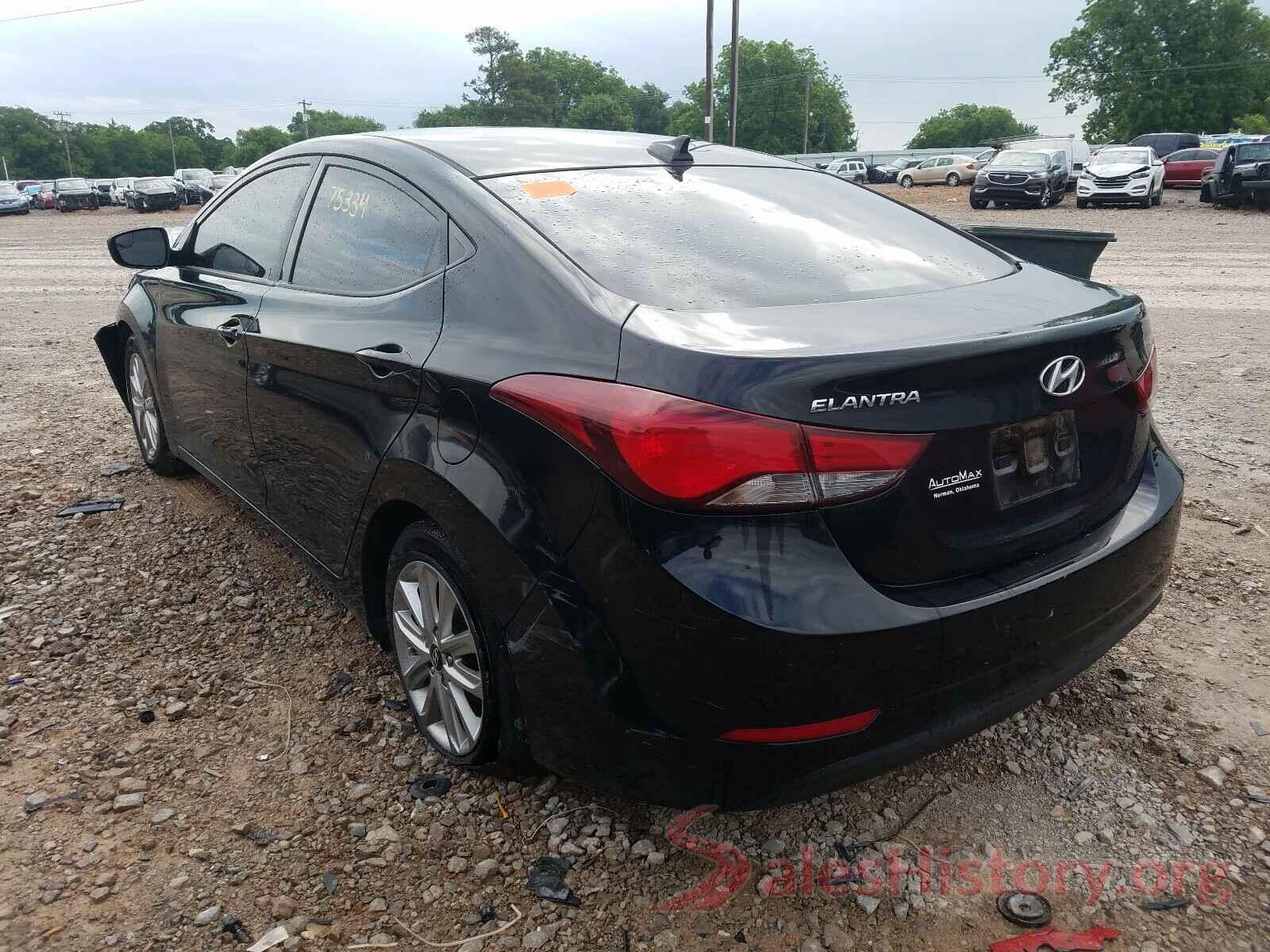 KMHDH4AE9GU635373 2016 HYUNDAI ELANTRA