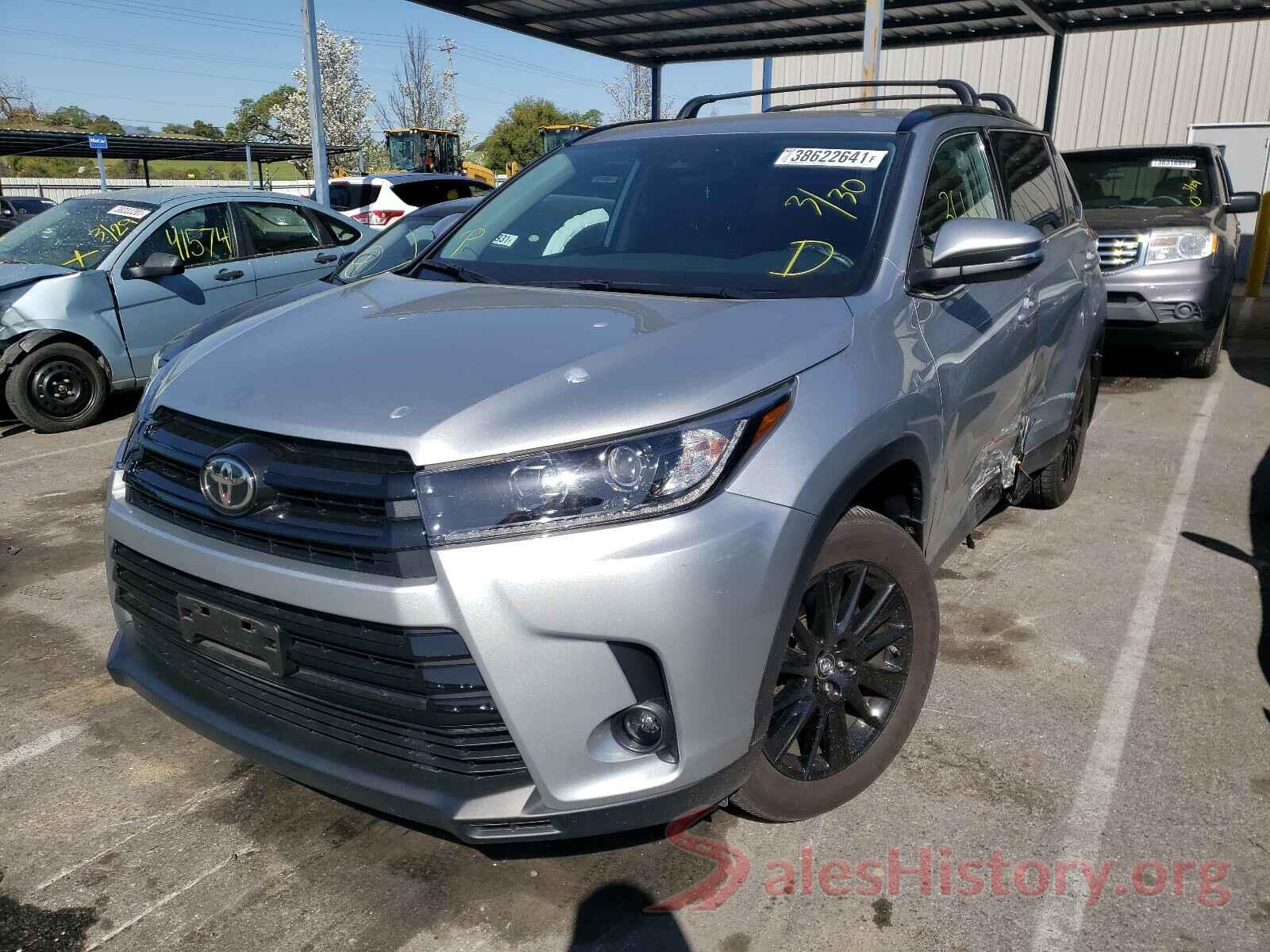 5TDJZRFH7KS706328 2019 TOYOTA HIGHLANDER