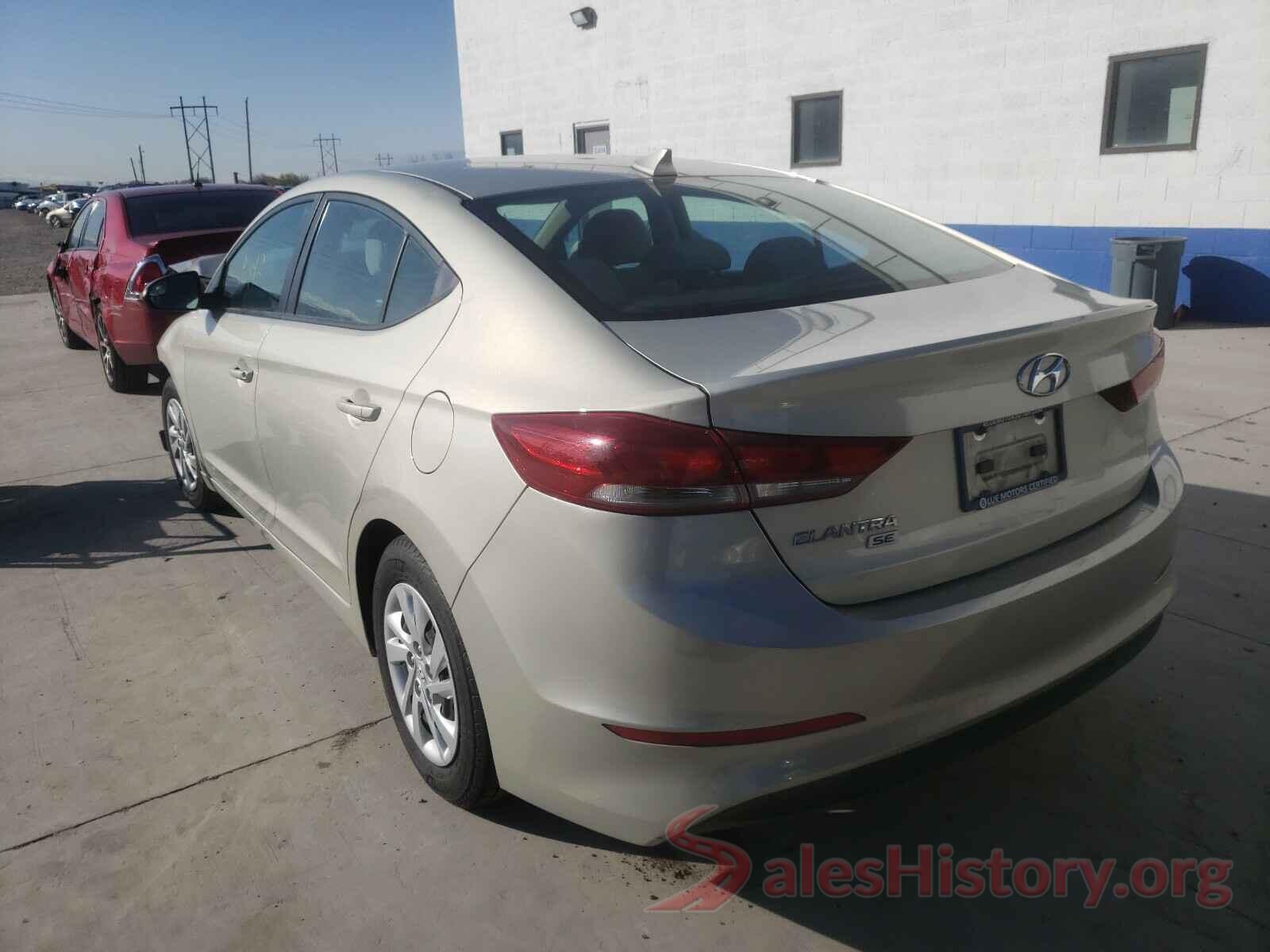 KMHD74LF1HU071275 2017 HYUNDAI ELANTRA