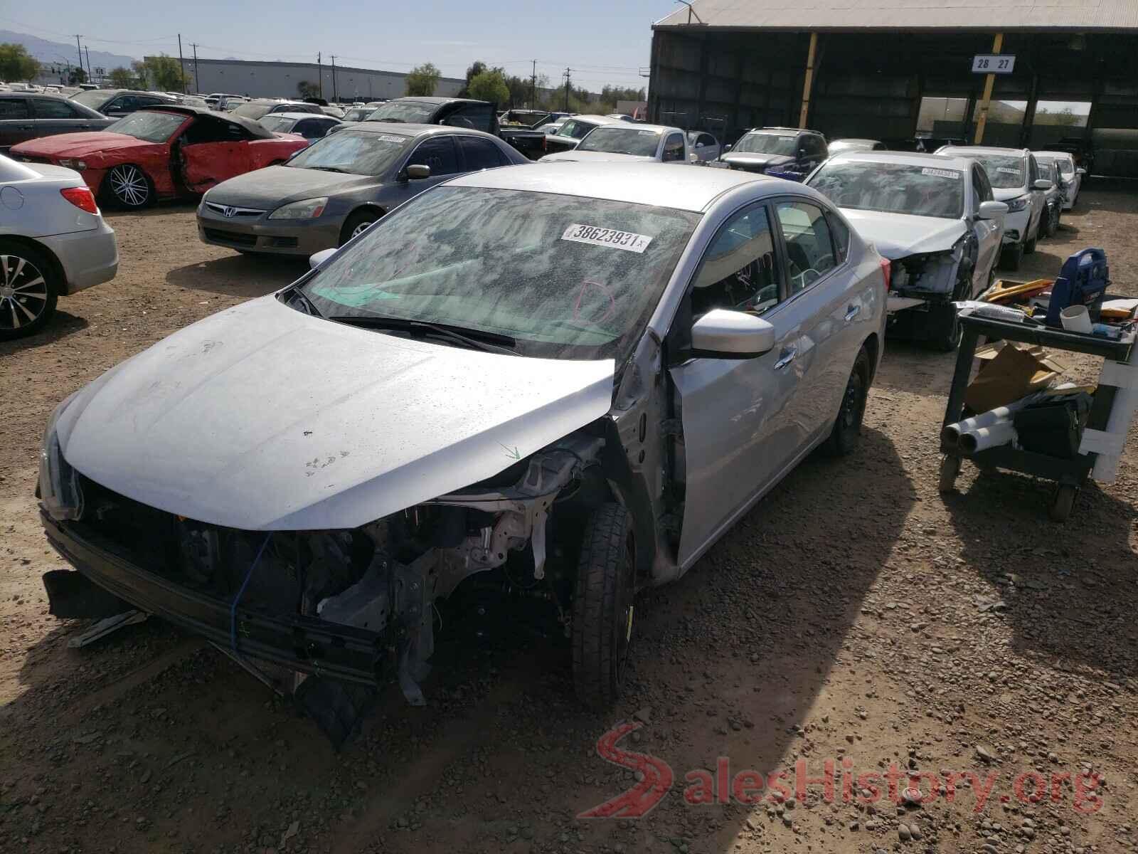 3N1AB7APXKY375618 2019 NISSAN SENTRA