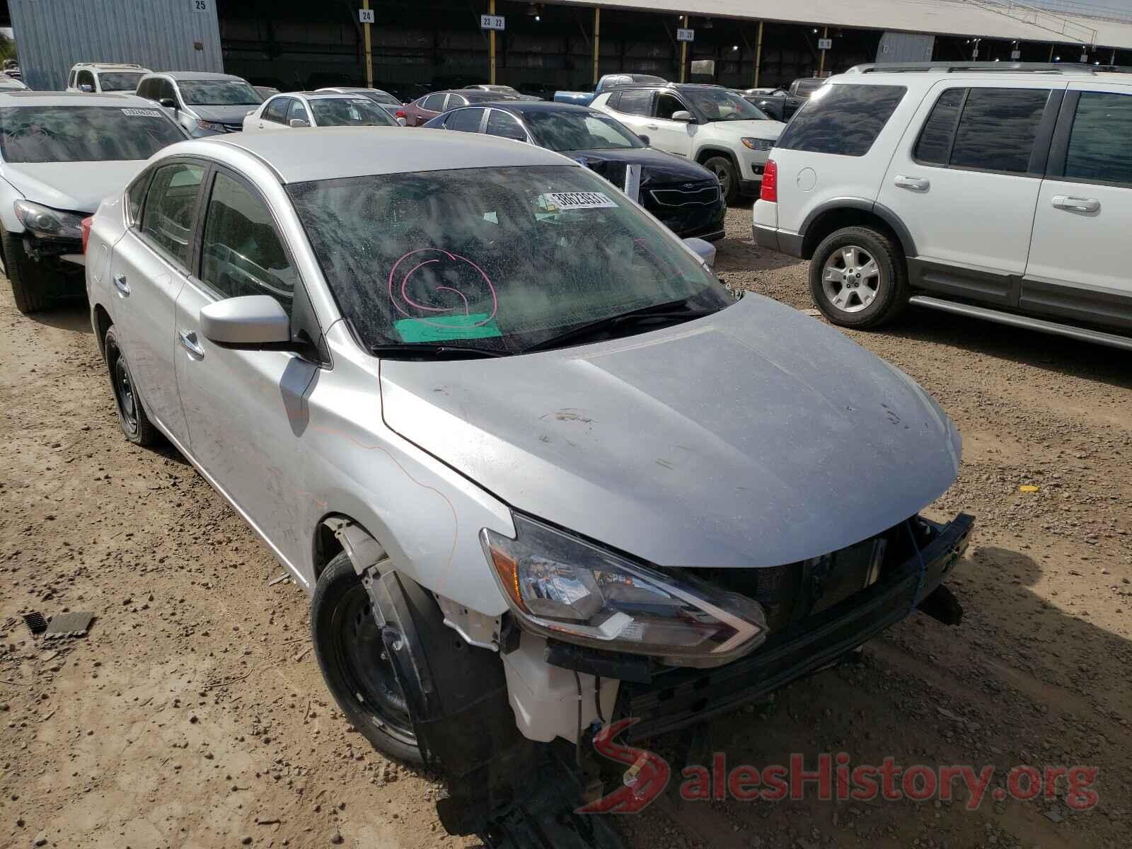 3N1AB7APXKY375618 2019 NISSAN SENTRA