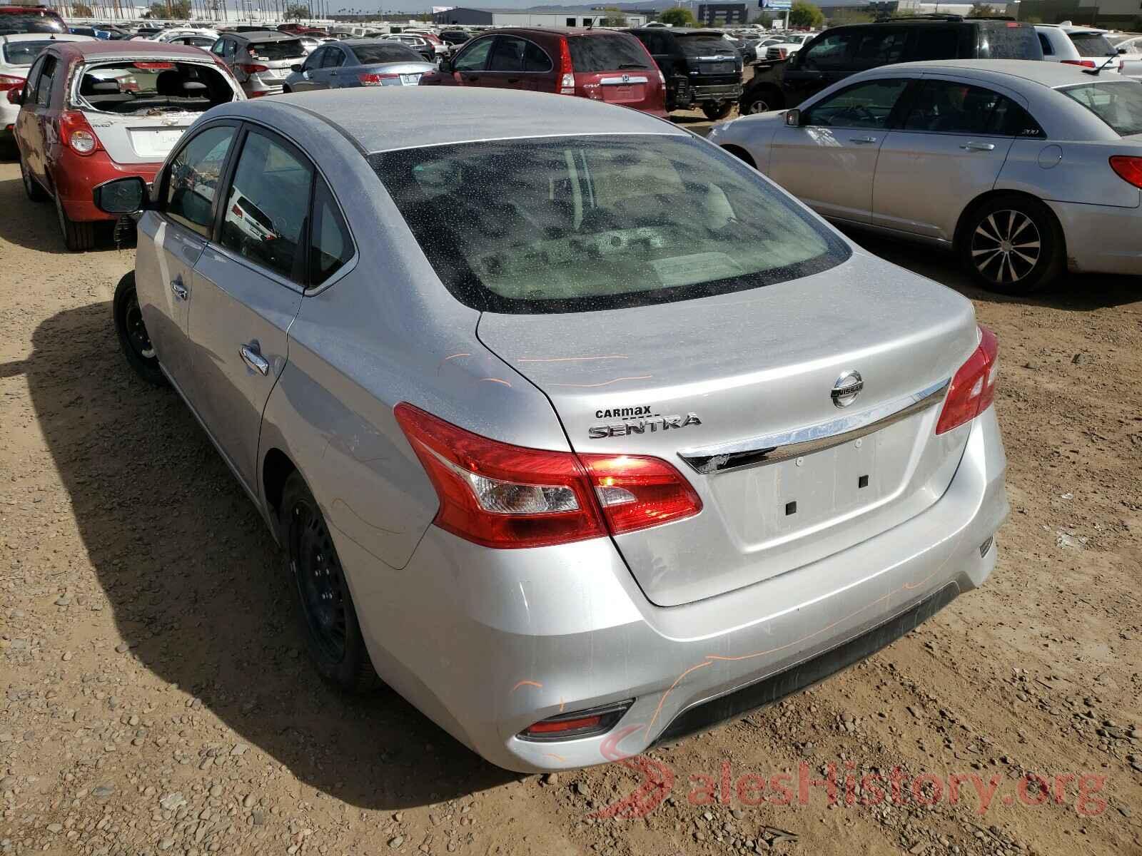 3N1AB7APXKY375618 2019 NISSAN SENTRA