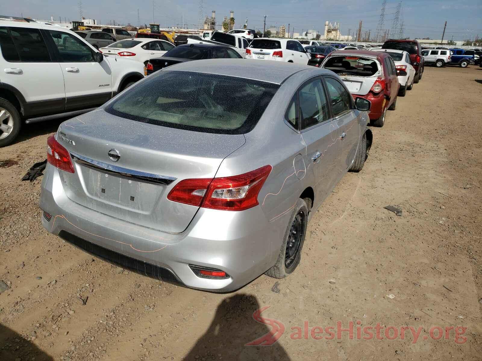 3N1AB7APXKY375618 2019 NISSAN SENTRA