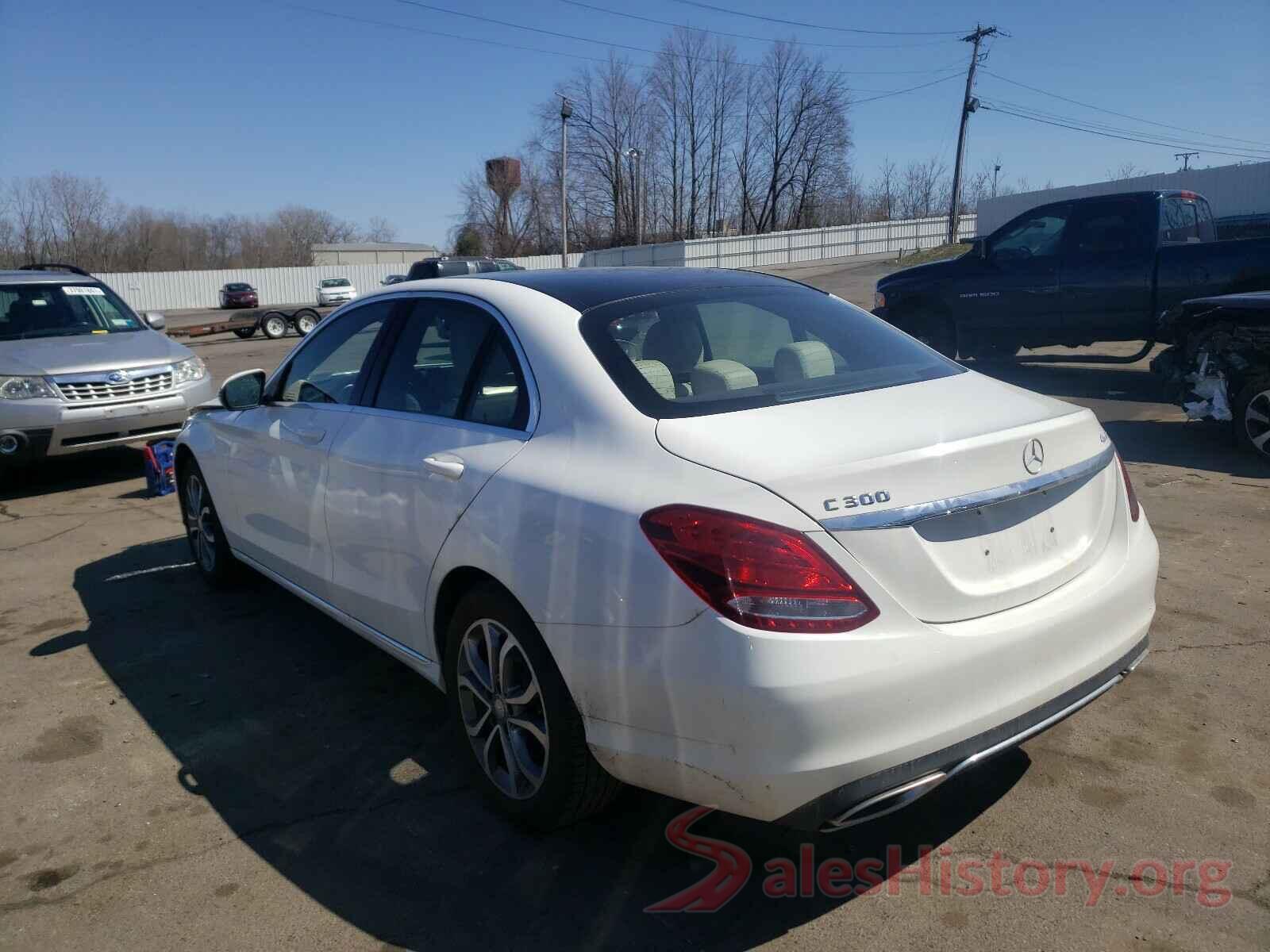 55SWF4KB4GU136673 2016 MERCEDES-BENZ C CLASS