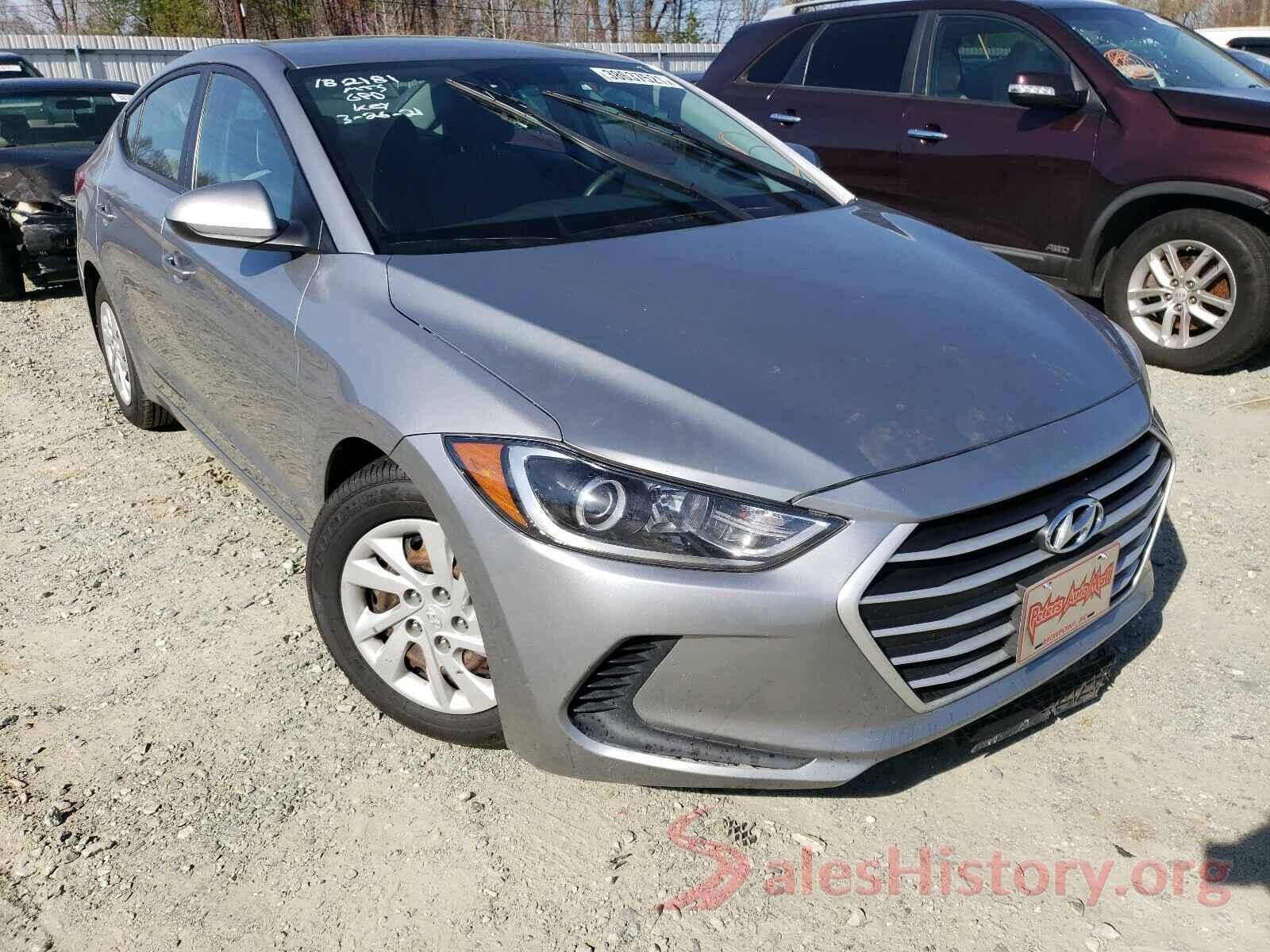 5NPD74LF1HH182181 2017 HYUNDAI ELANTRA