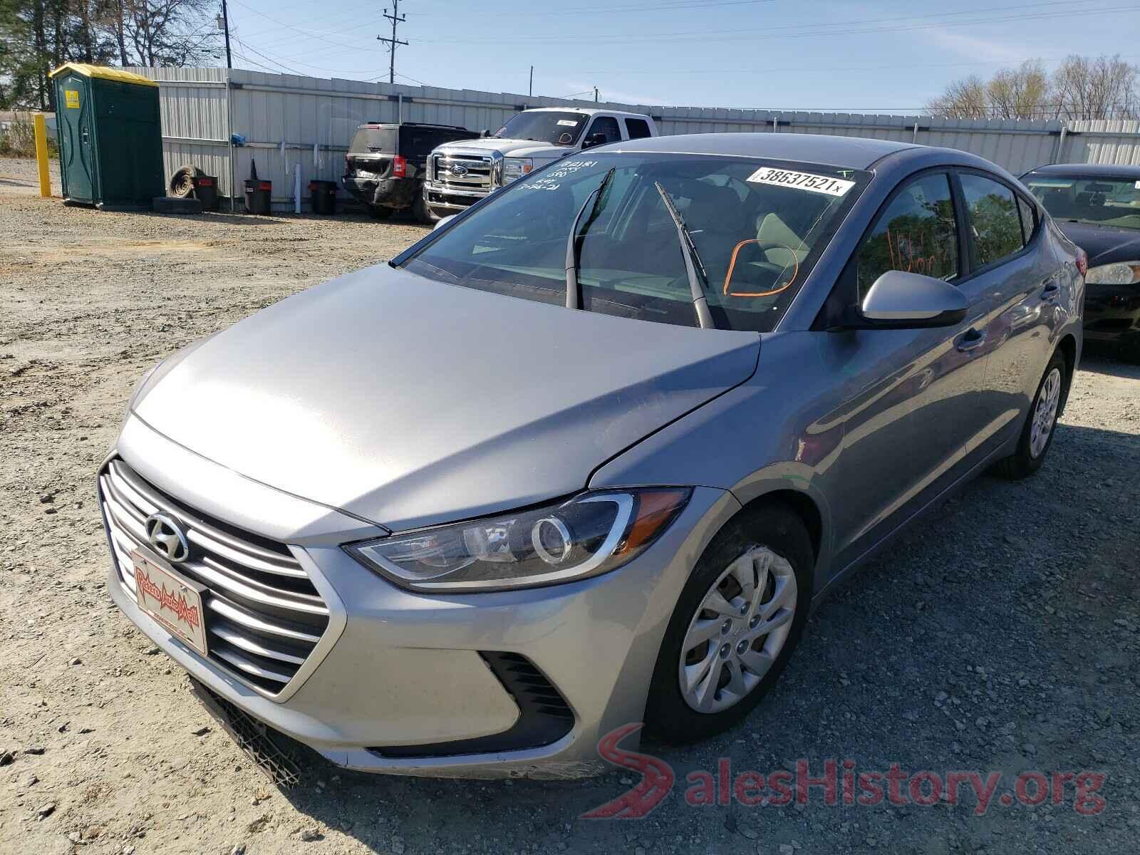 5NPD74LF1HH182181 2017 HYUNDAI ELANTRA