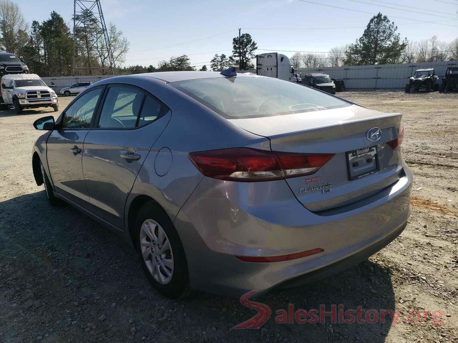 5NPD74LF1HH182181 2017 HYUNDAI ELANTRA